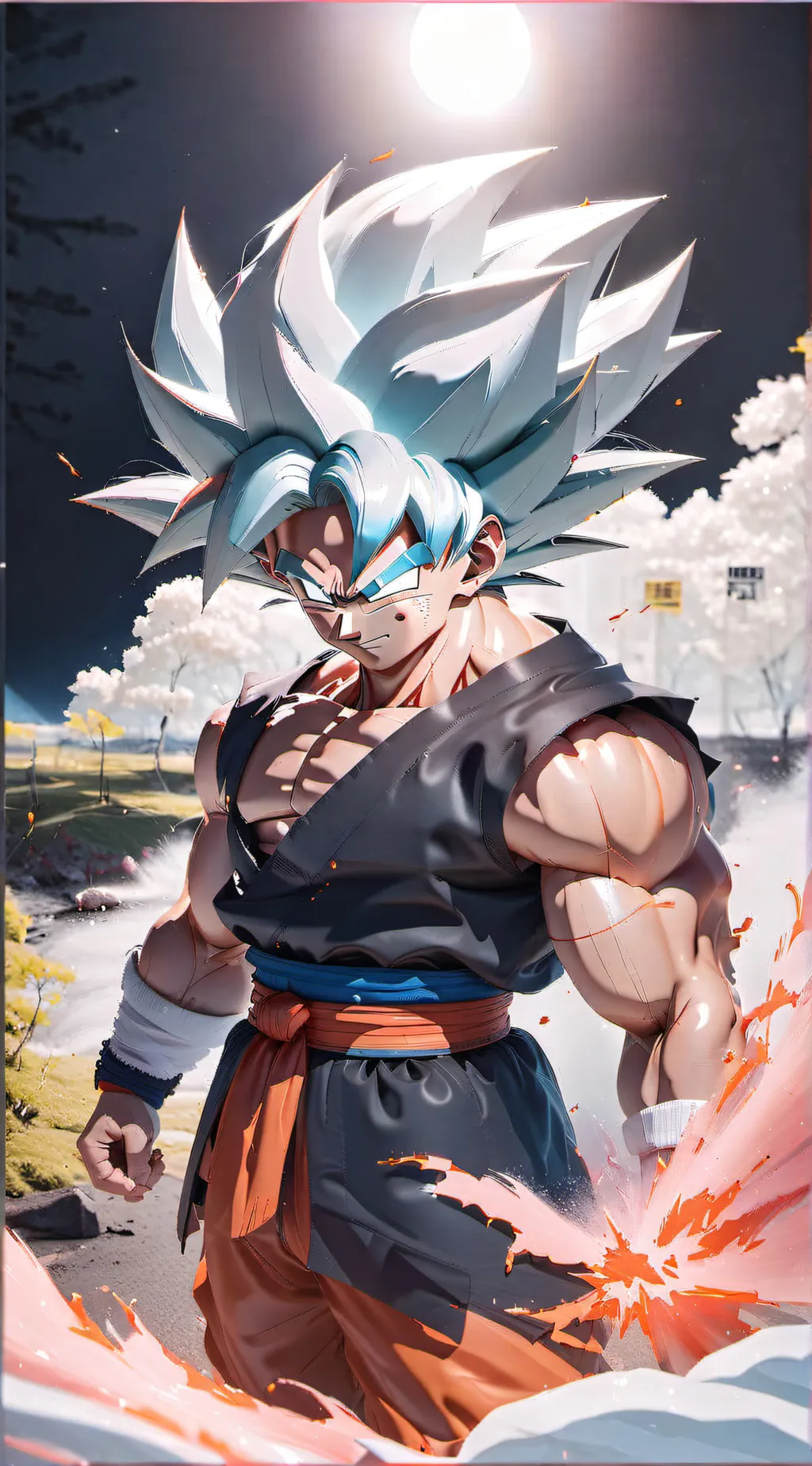 ai character: goku background