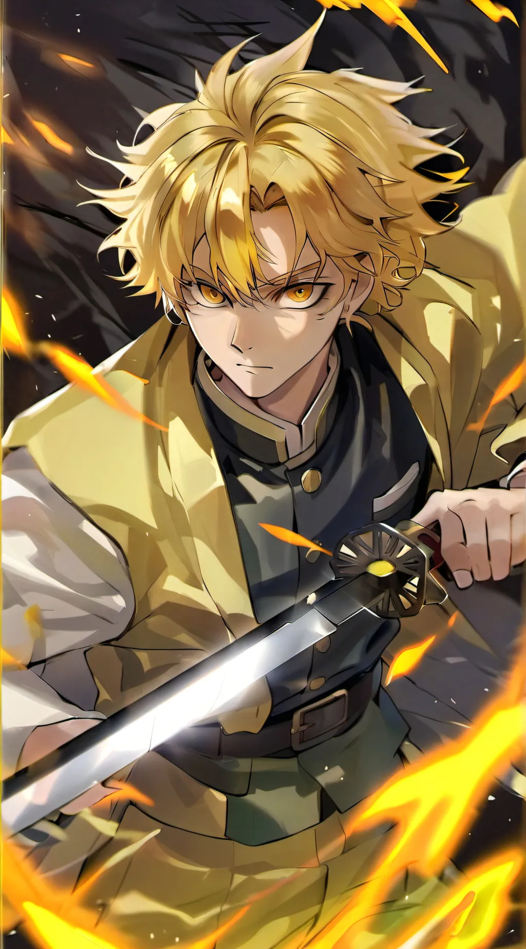 ai character: Zenitsu Agatsuma background