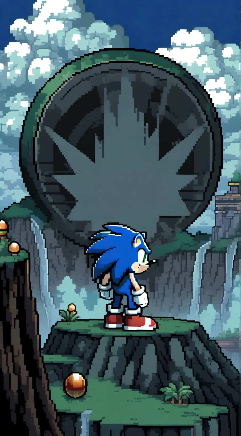 ai character: sonic the hedgehog background