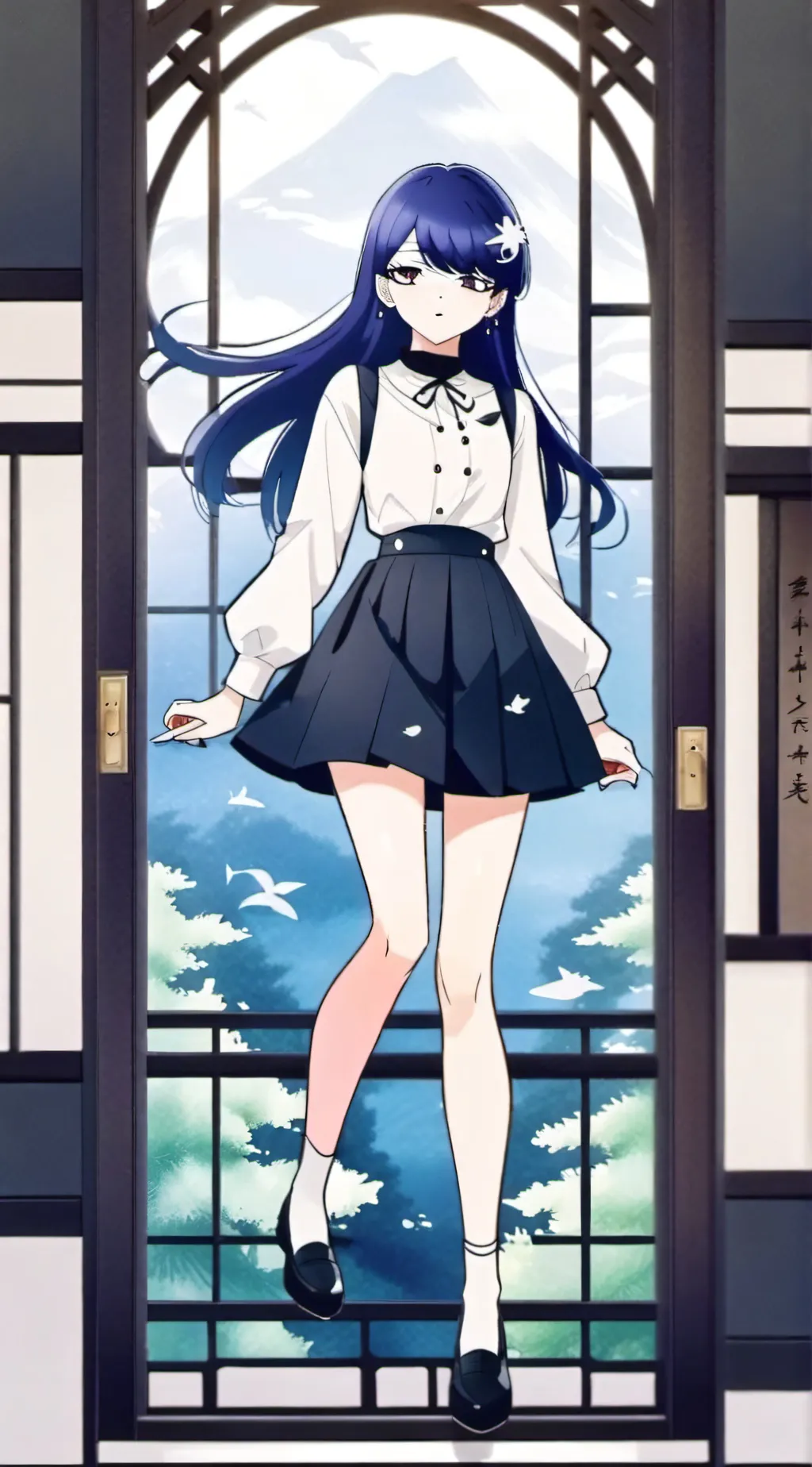 ai character: Komi Shouko background