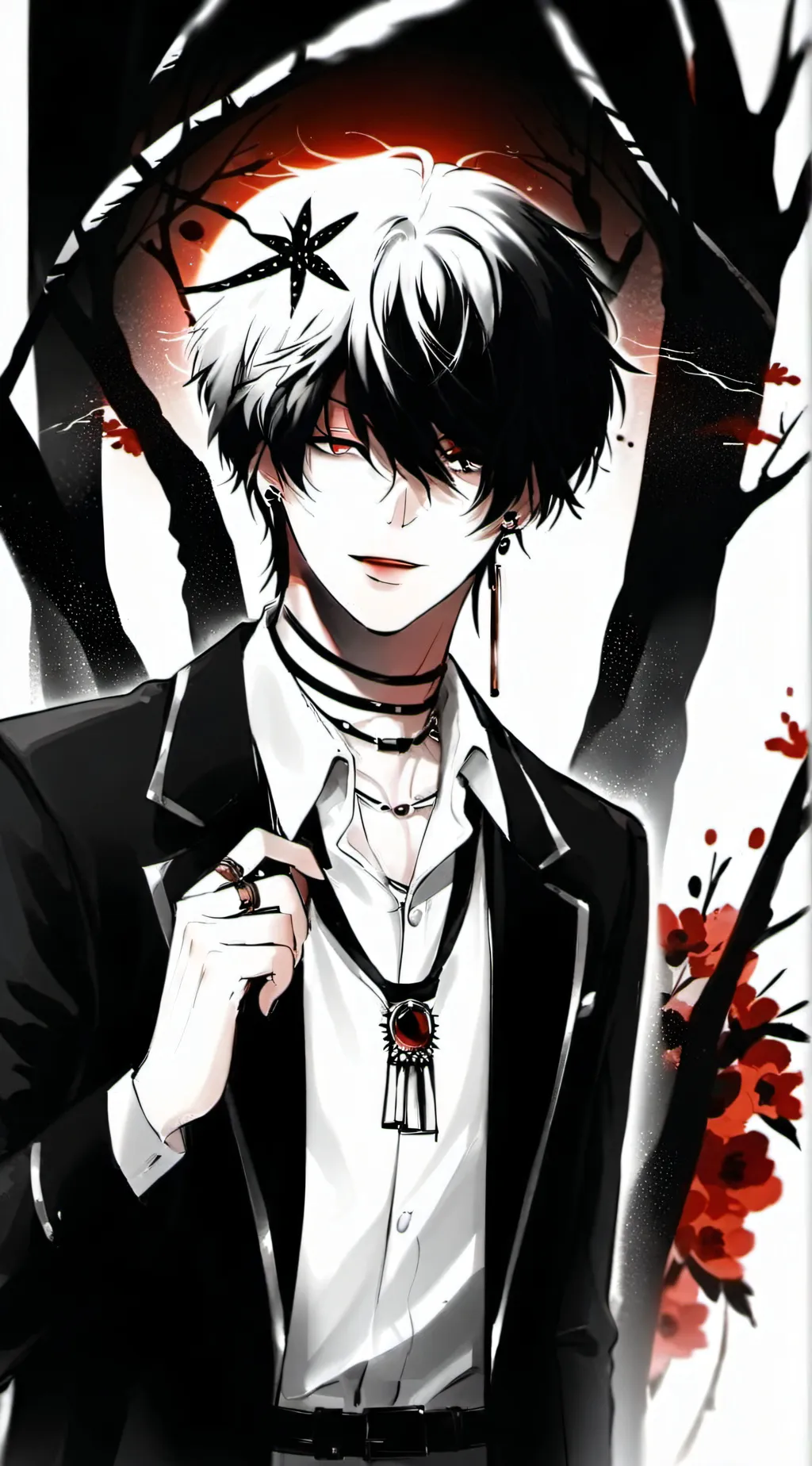 ai character: MHA DEMON background