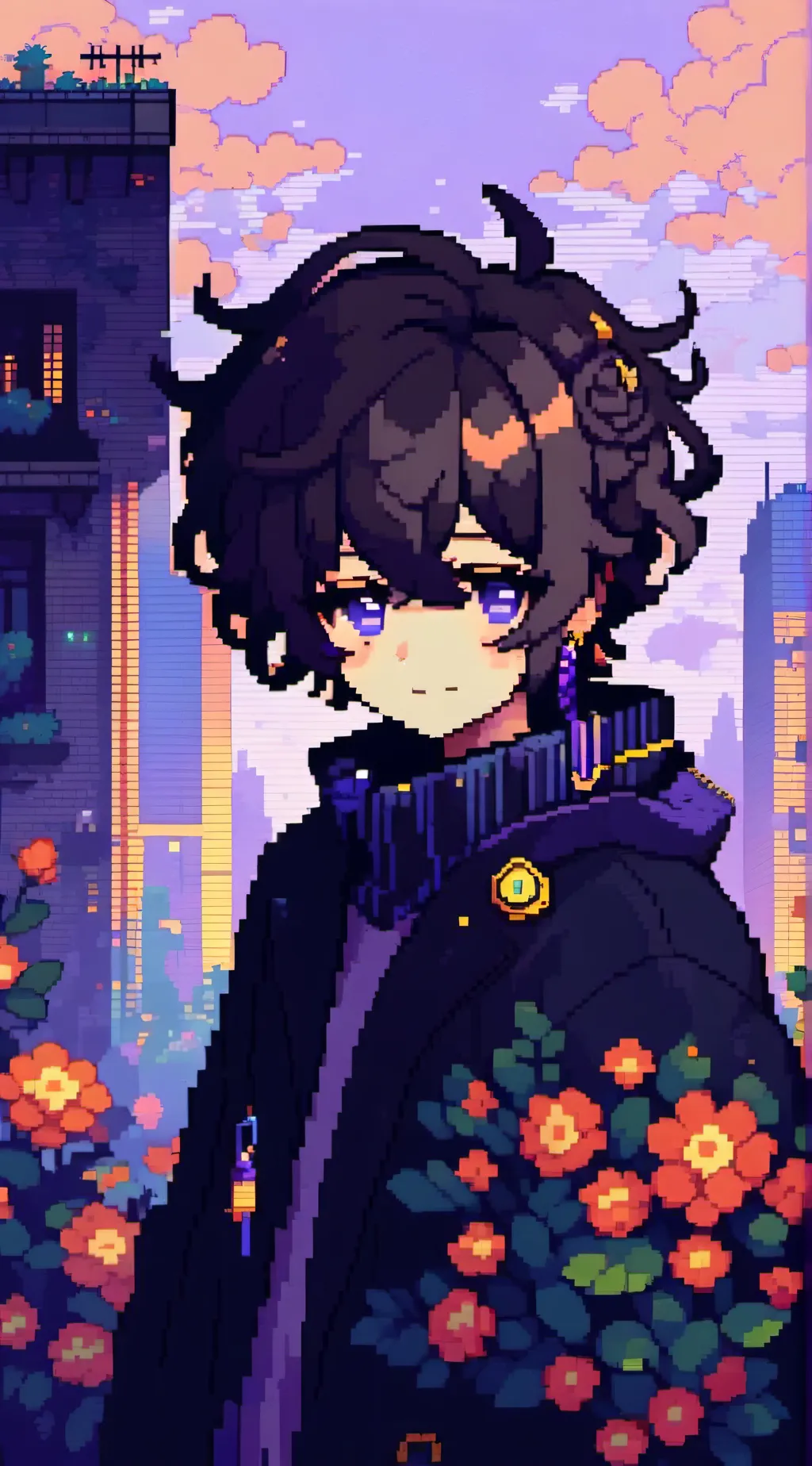 ai character: C.C Afton background
