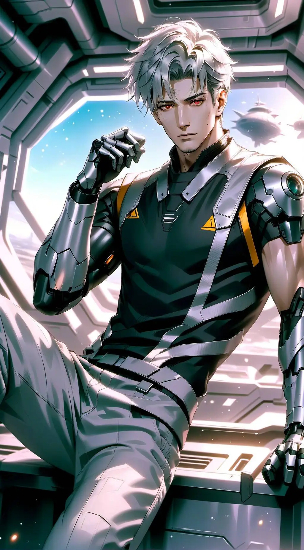 ai character: Axton Vega background