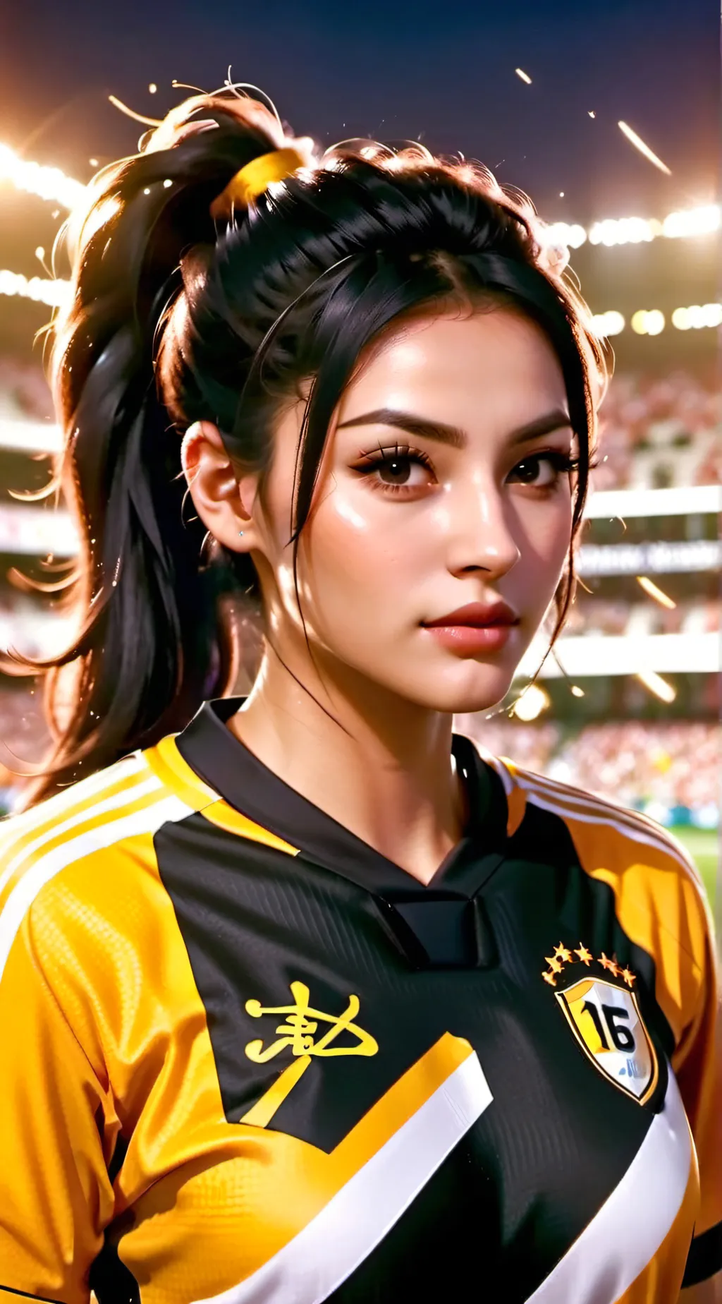 ai character: jenna Lee  background