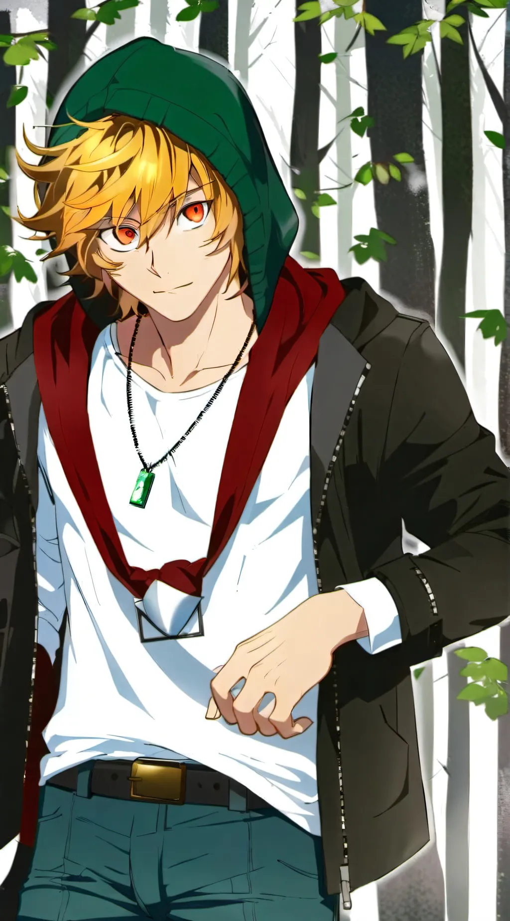ai character: Declan (Decidueye) background