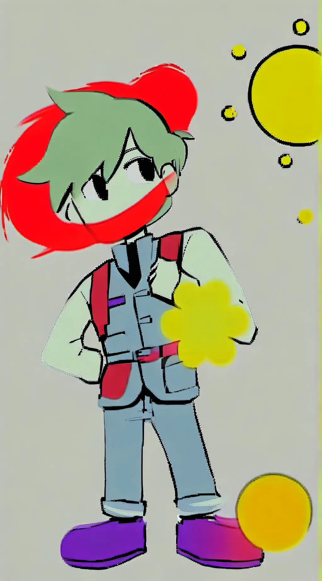 ai character: bloomy 123456 background
