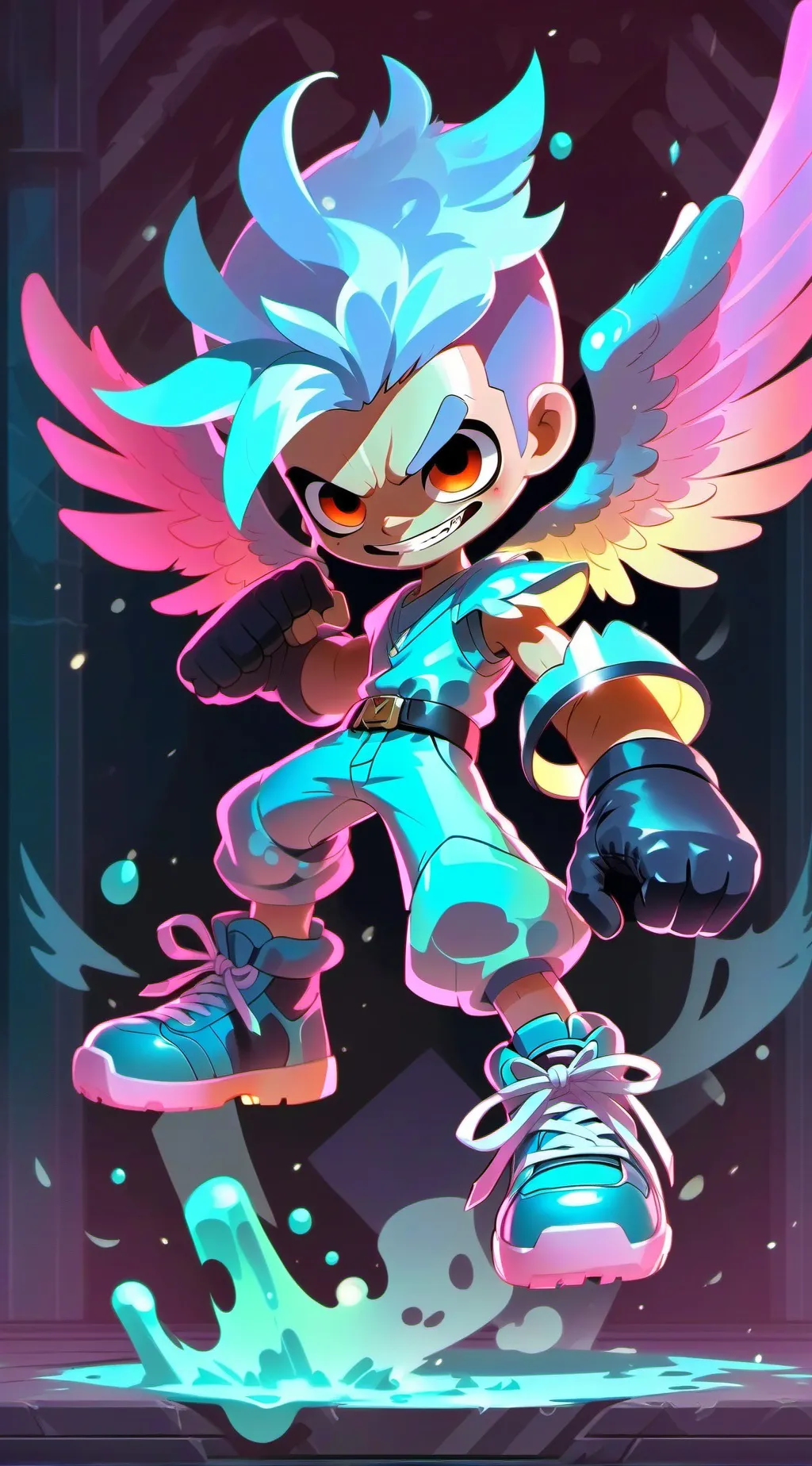 ai character: Angel dust background