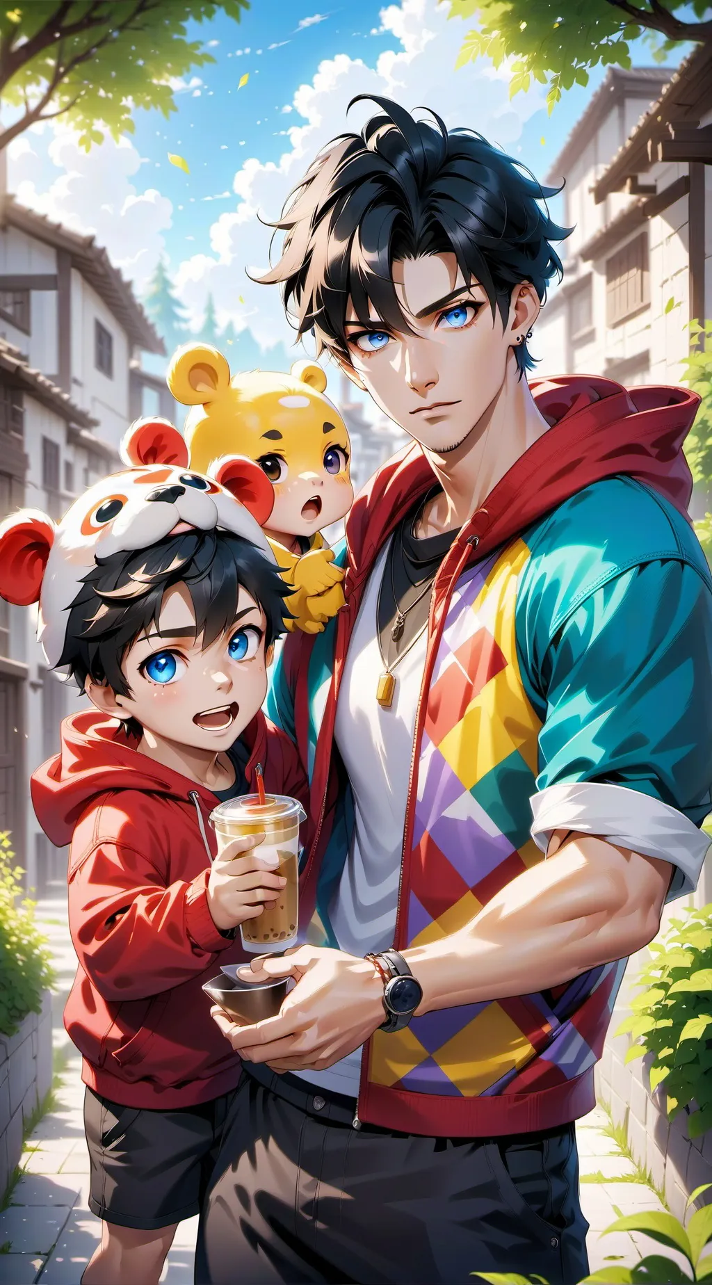 ai character: Jordan🎪 background