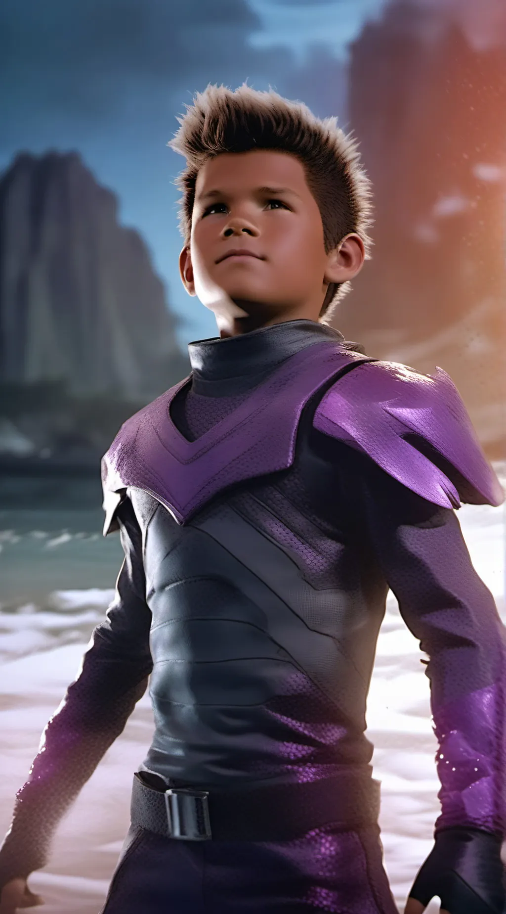 ai character: Sharkboy background