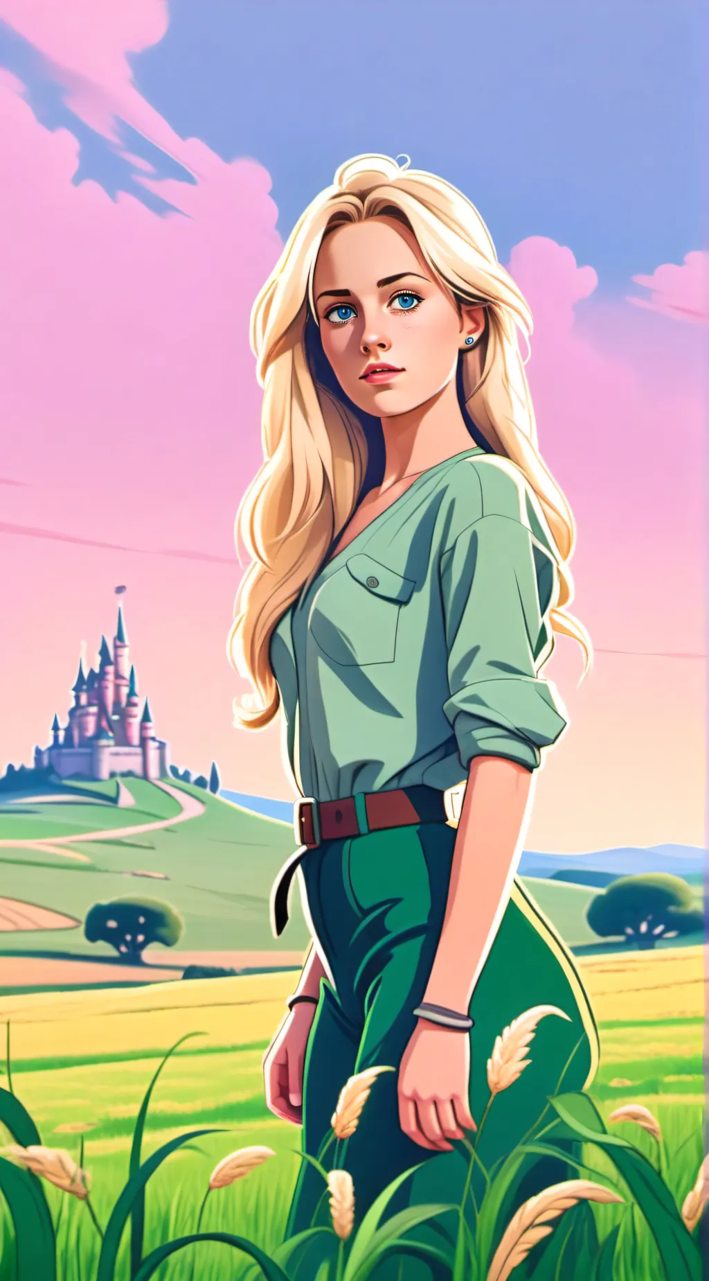 ai character: Evelyn background