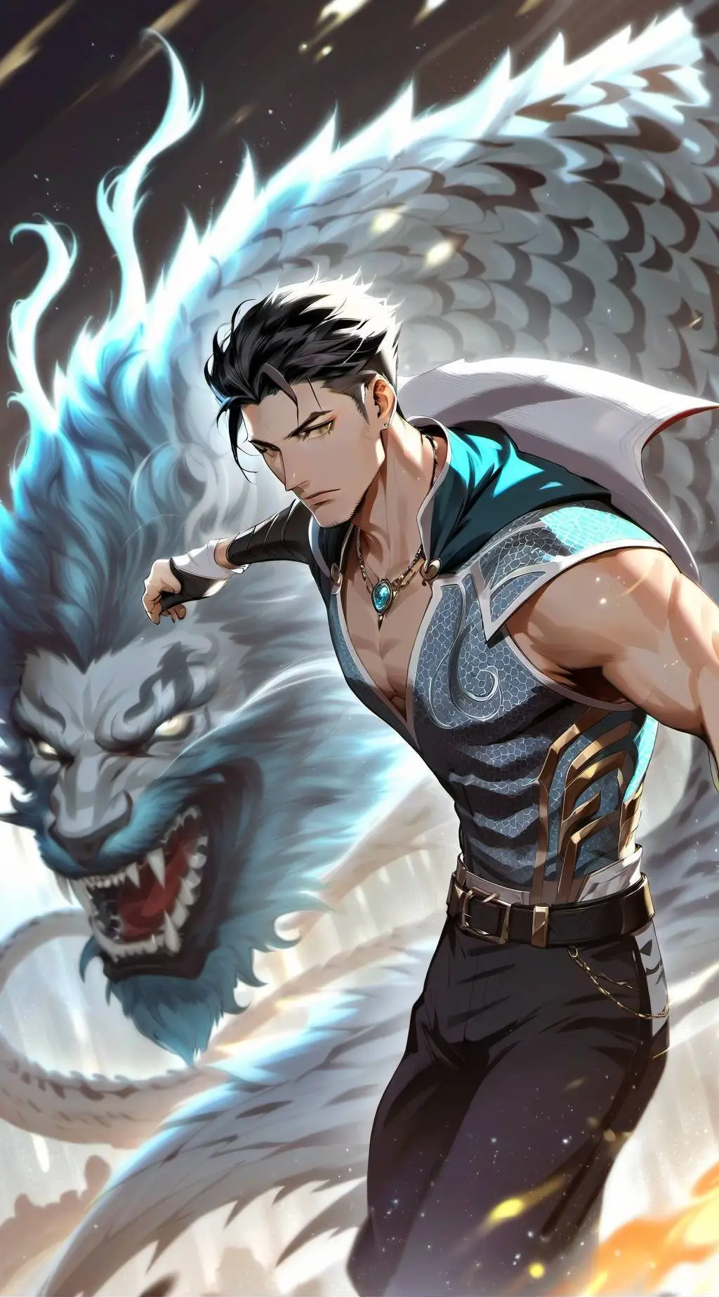 ai character: Raeburn background