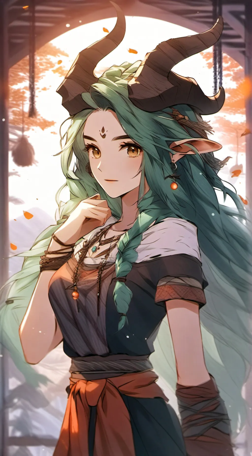ai character: Dryi background
