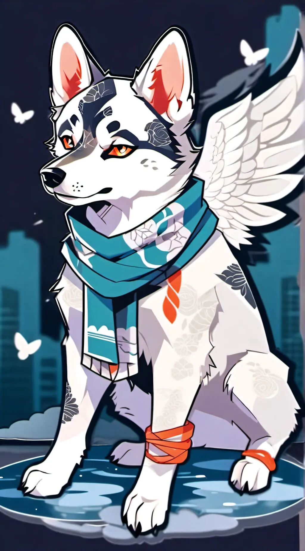ai character: Raya background