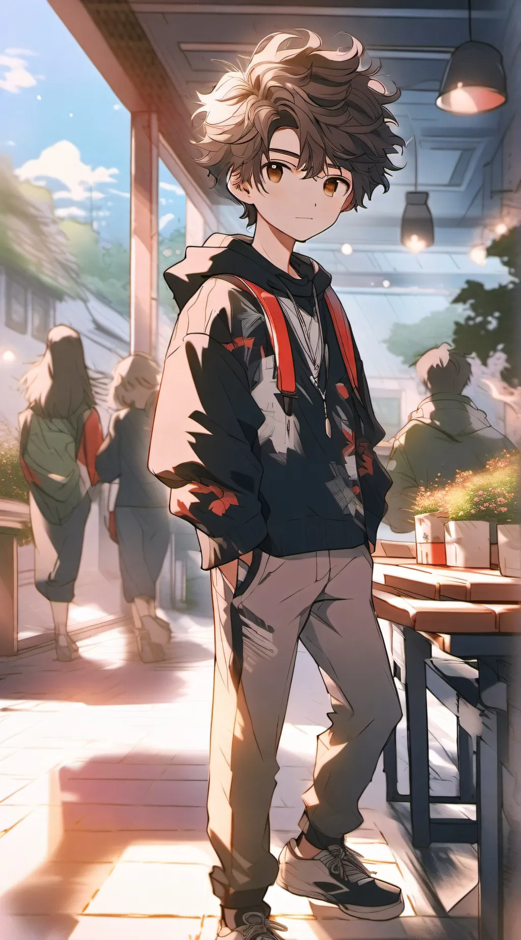 ai character: Oscar  background