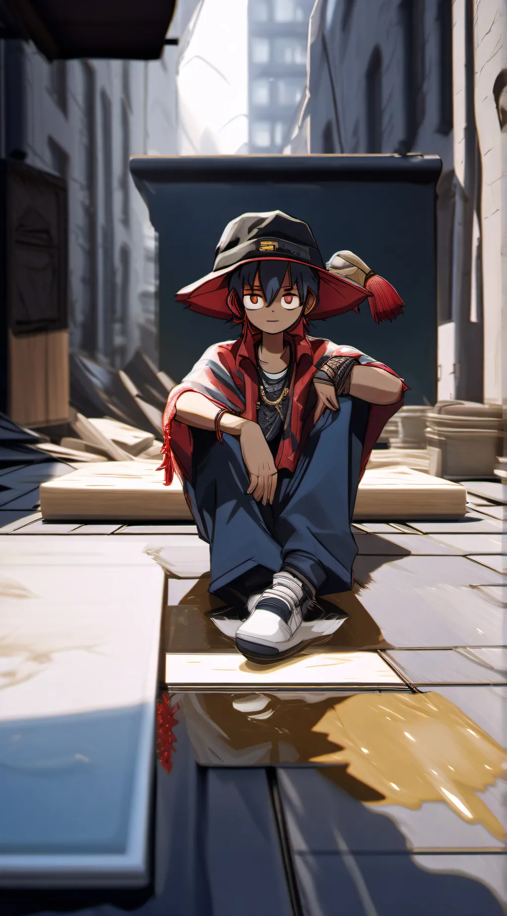 ai character: ur bf background