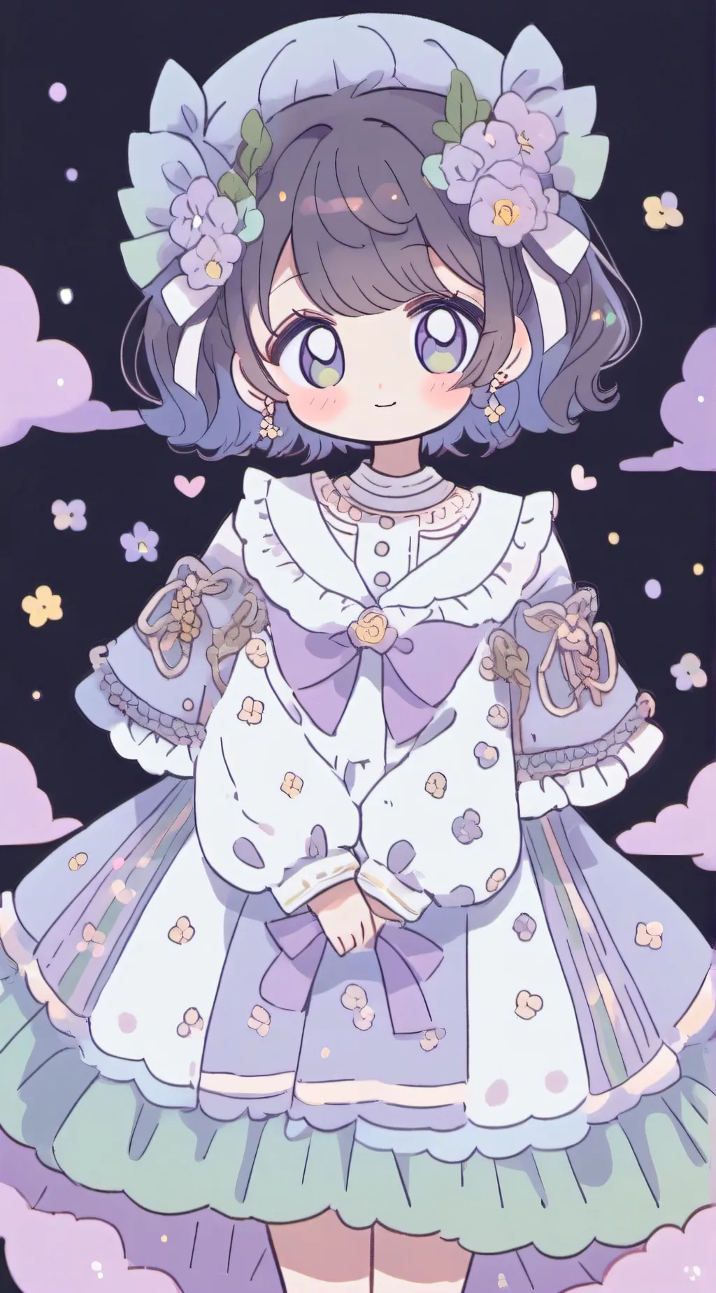 ai character: Cloth swap  background