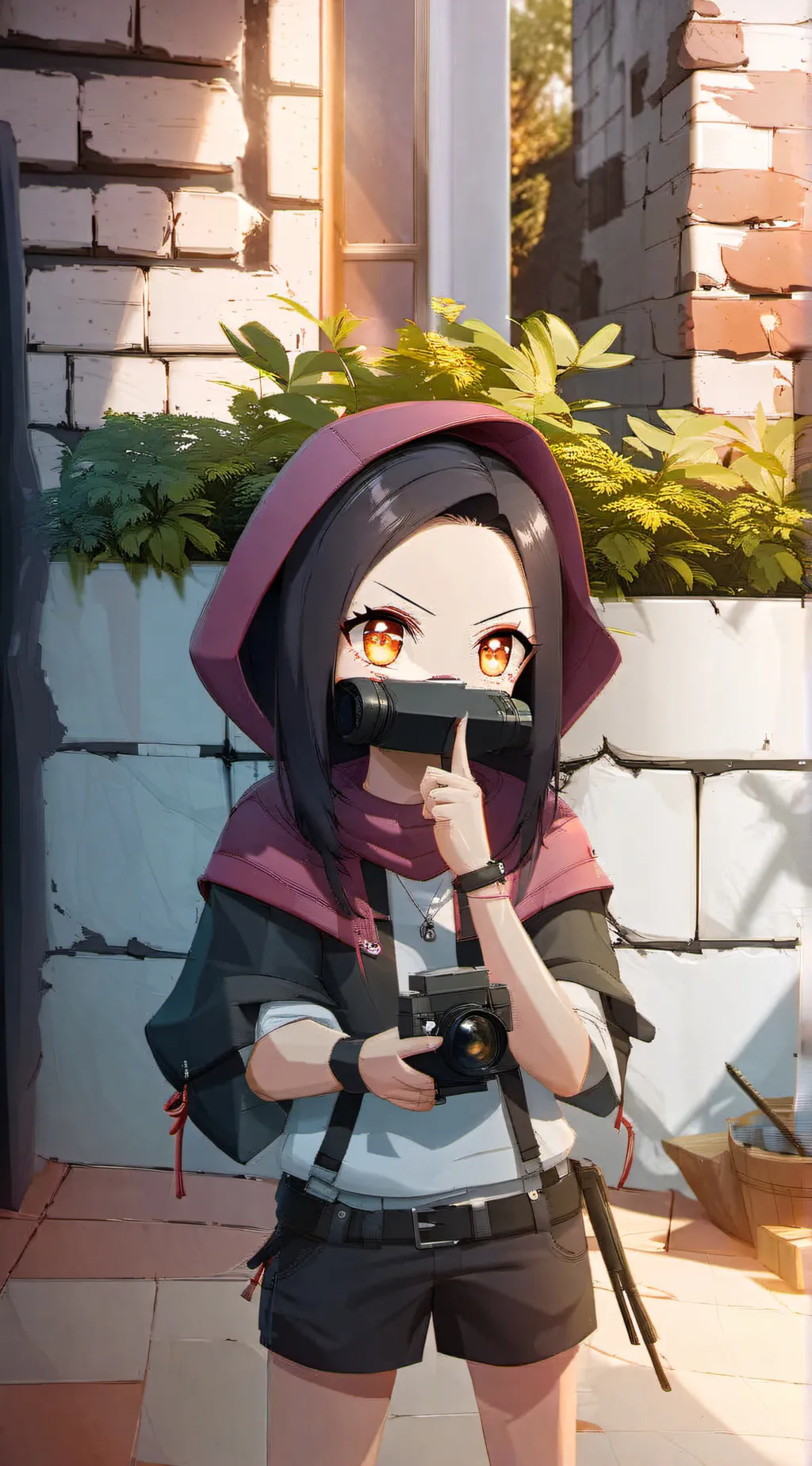 ai character: nezuka background
