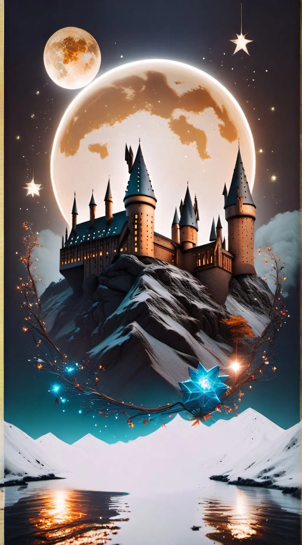 ai character: Hogwarts  background