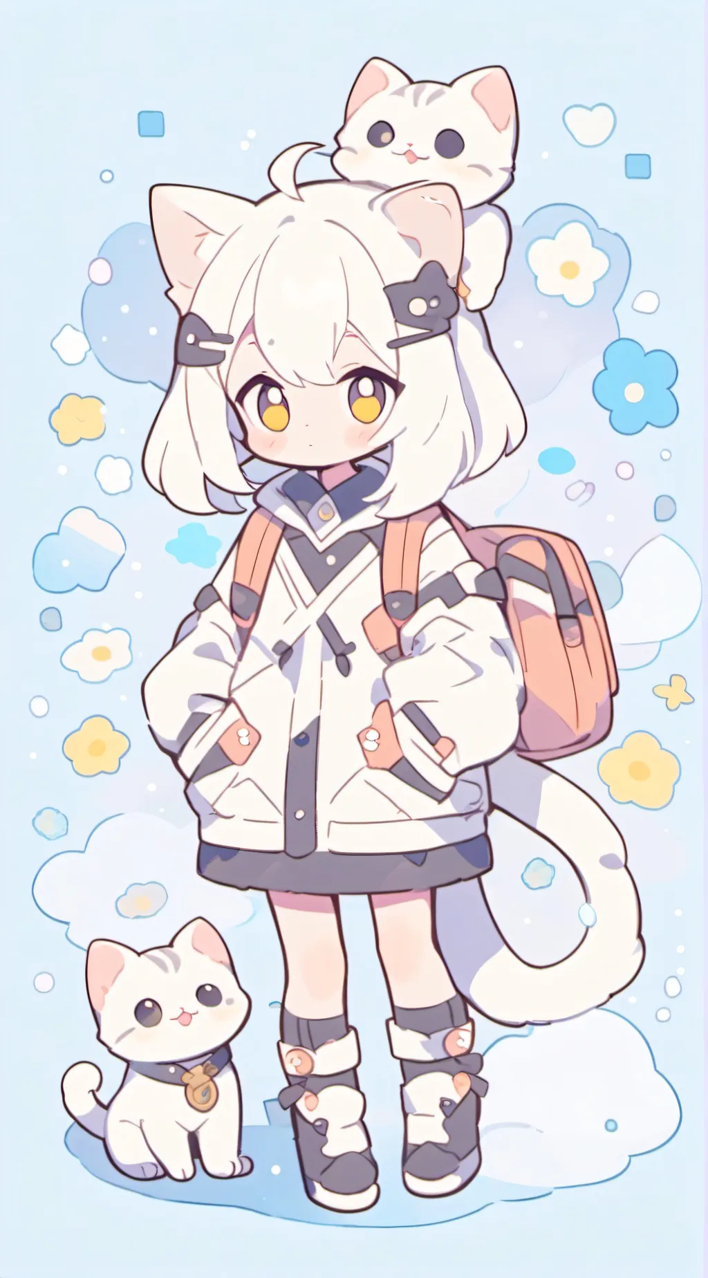 ai character: latex sis! background
