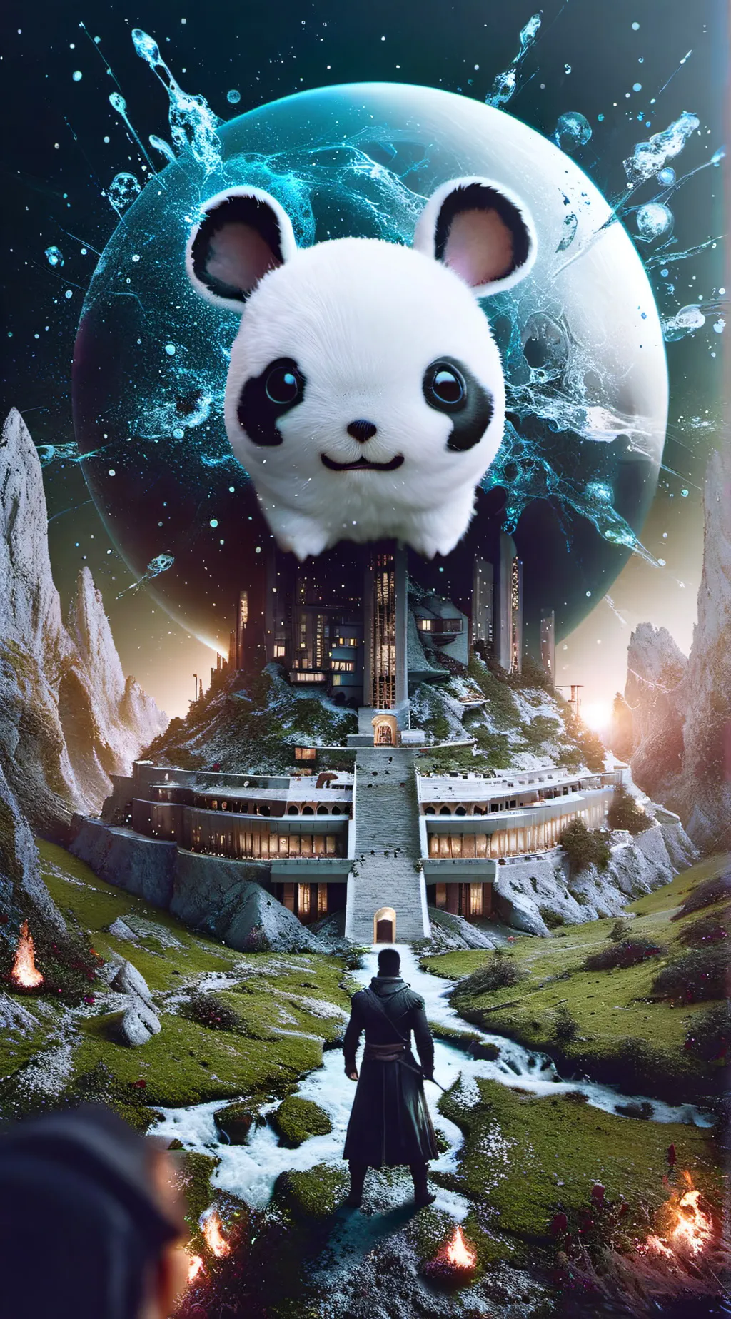 ai character: And No Panda background