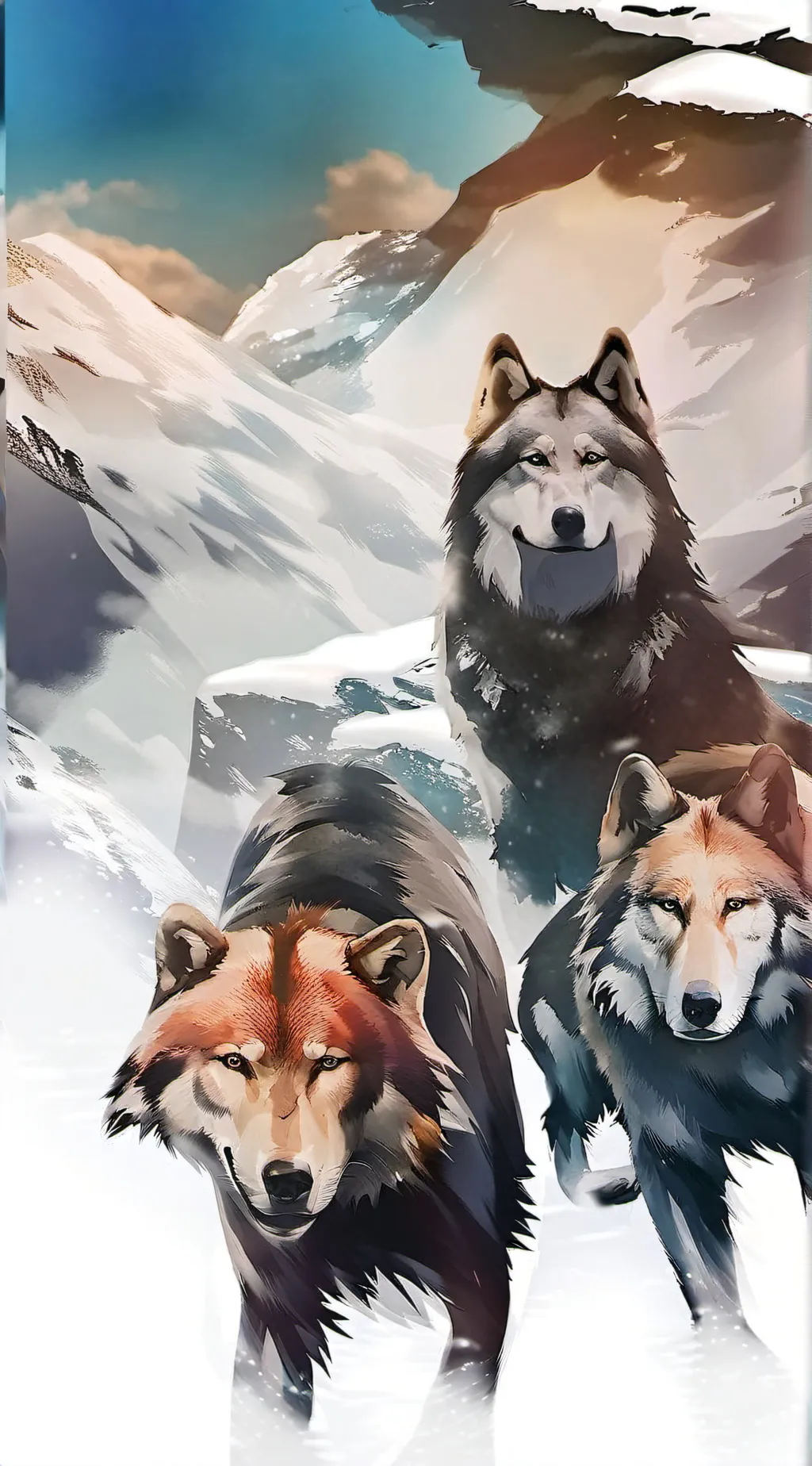 ai character: Wolf pack background