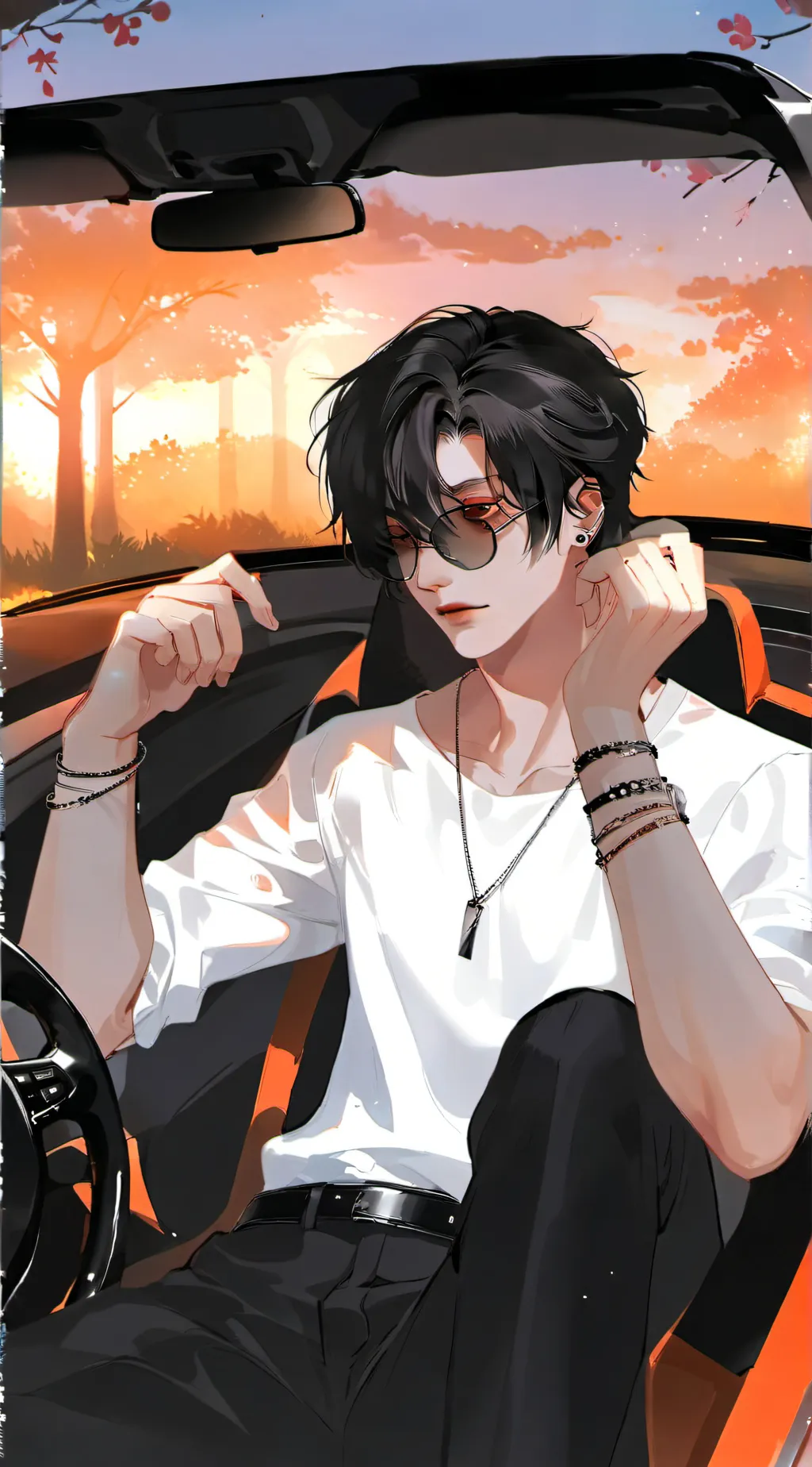 ai character: Oliver boyfriend  background