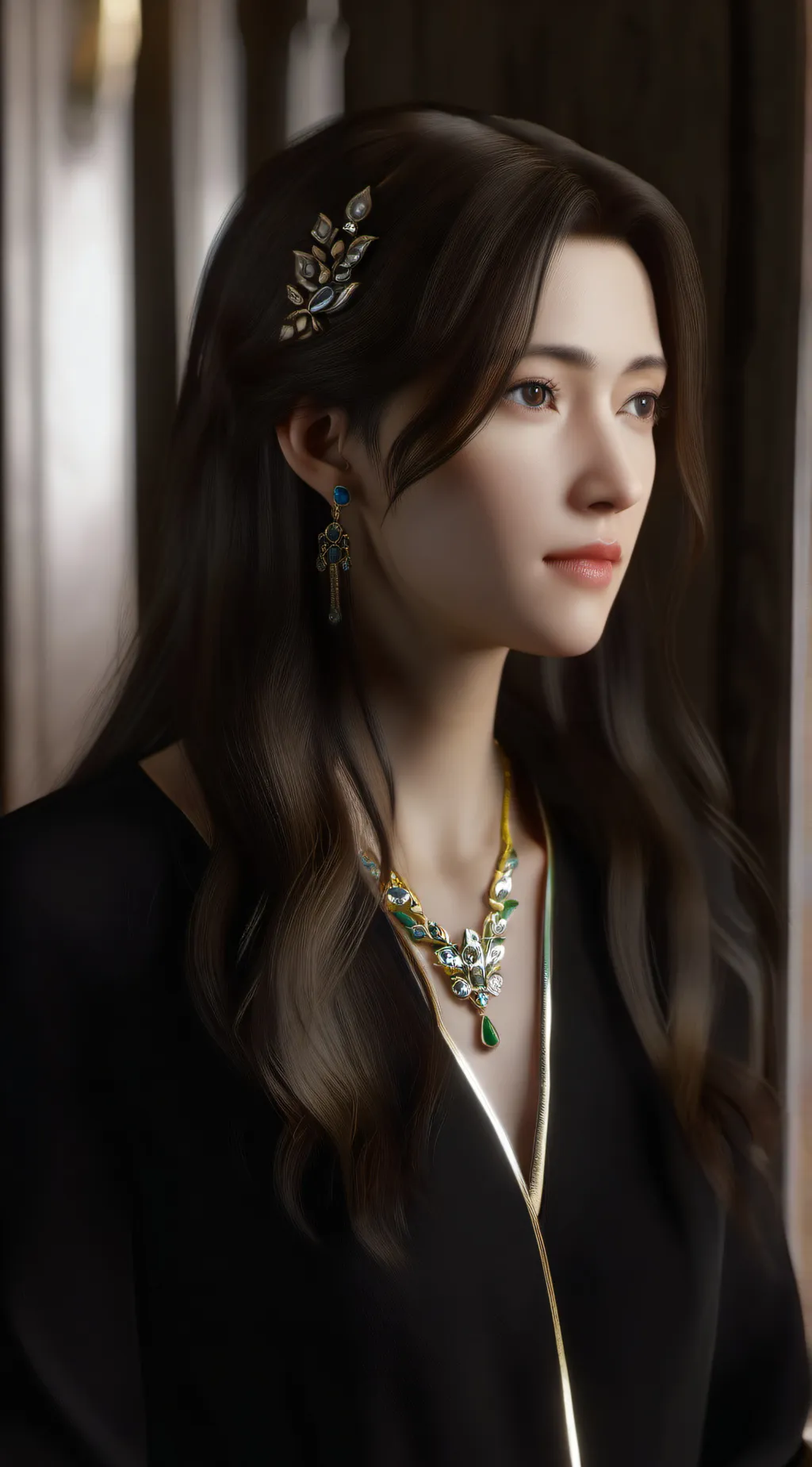 ai character: Ashley background