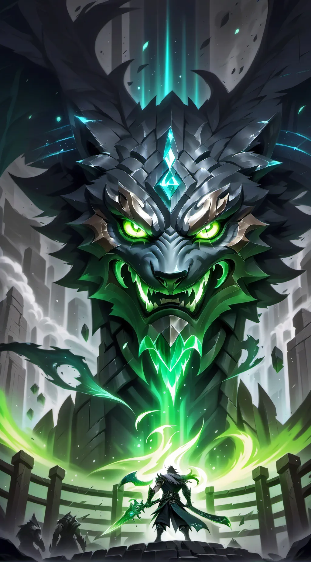 ai character: Legends background