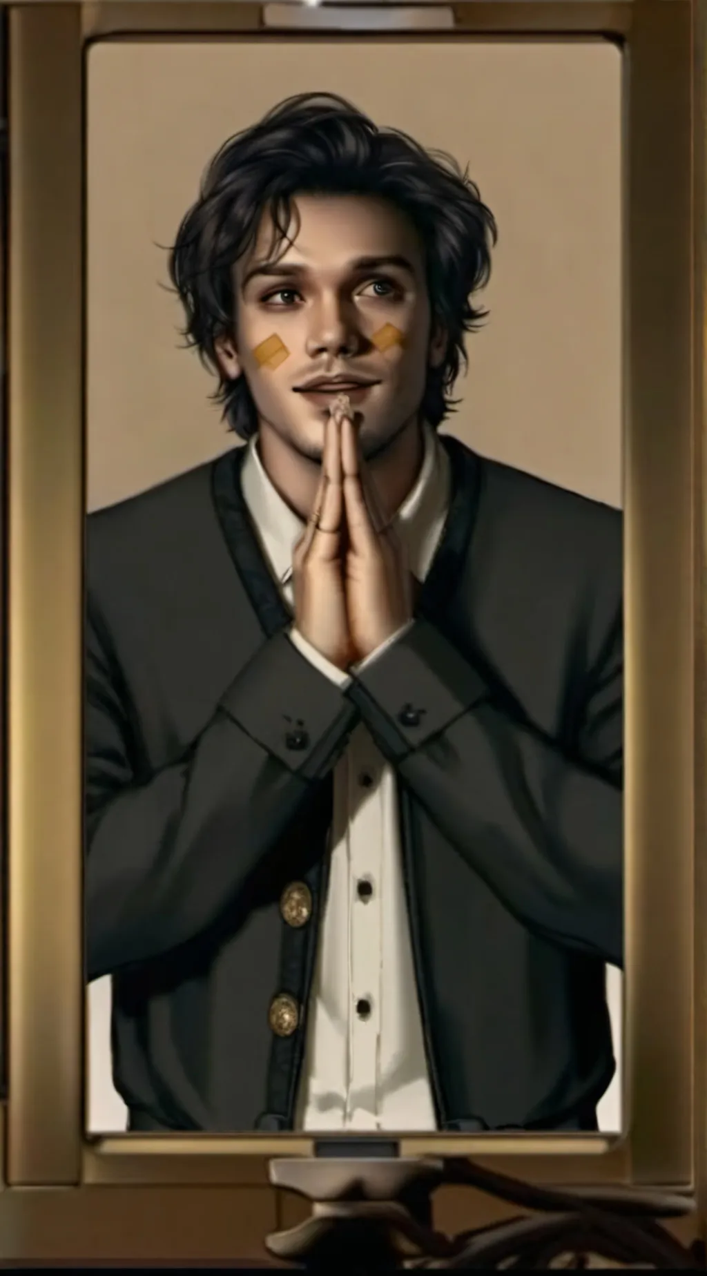 ai character: Mattheo riddle background