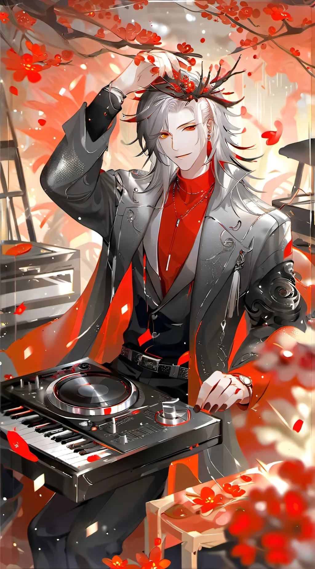ai character: Titan speakerman background