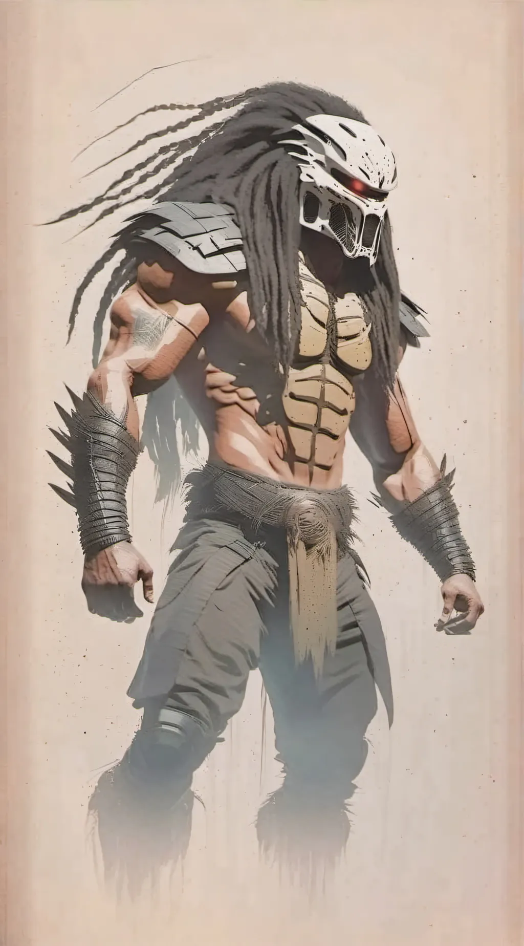 ai character: Predator background