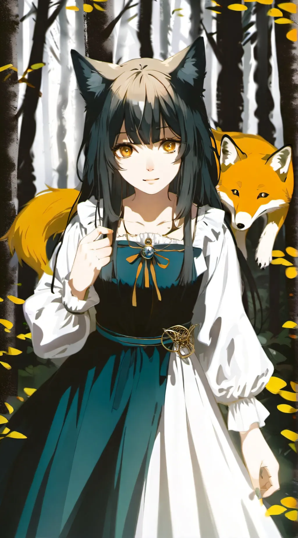 ai character: Luna background