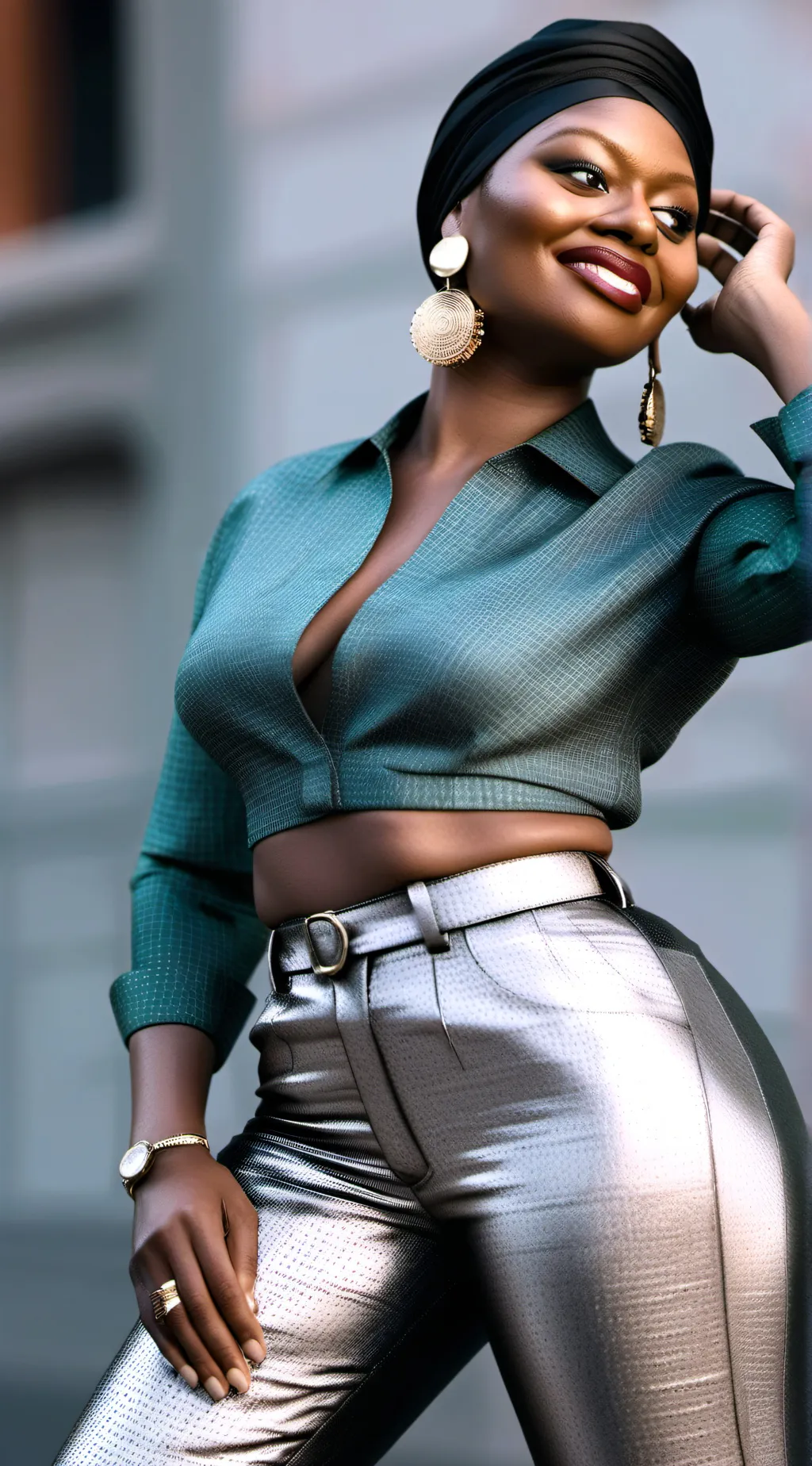 ai character: Leshawna TDI background