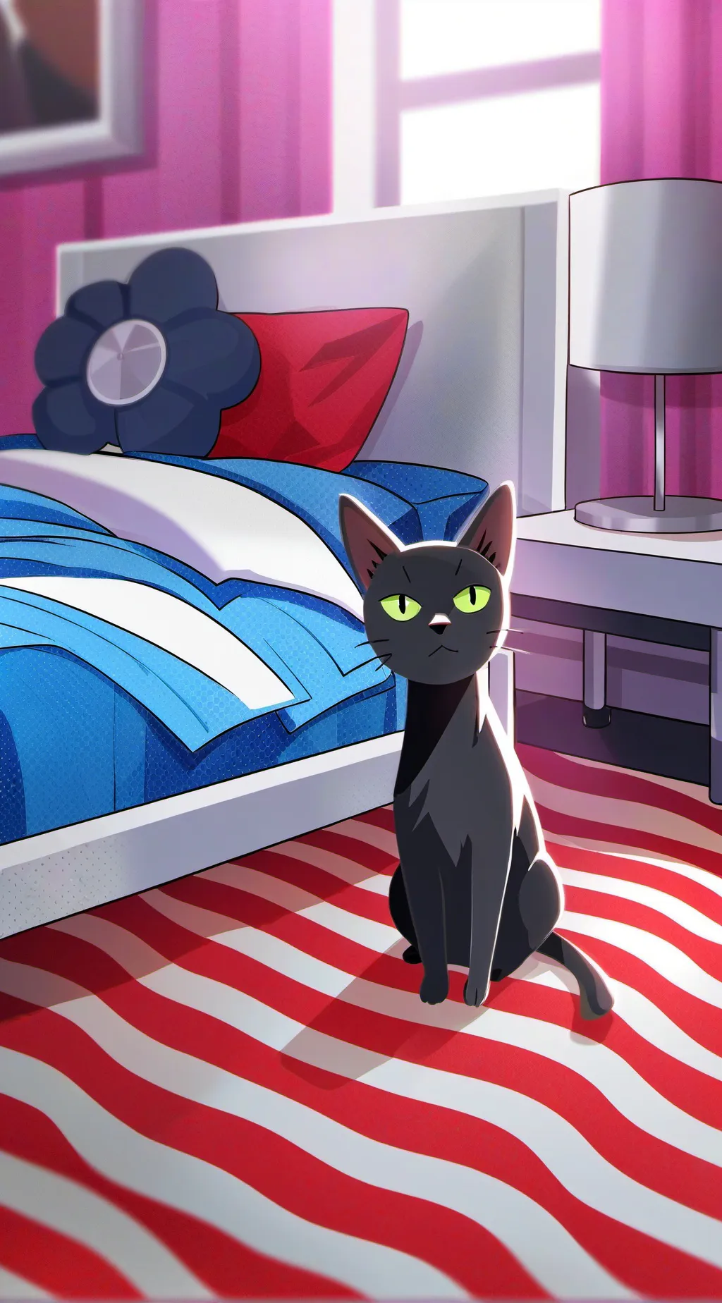 ai character: Pro Hero Sleepover background