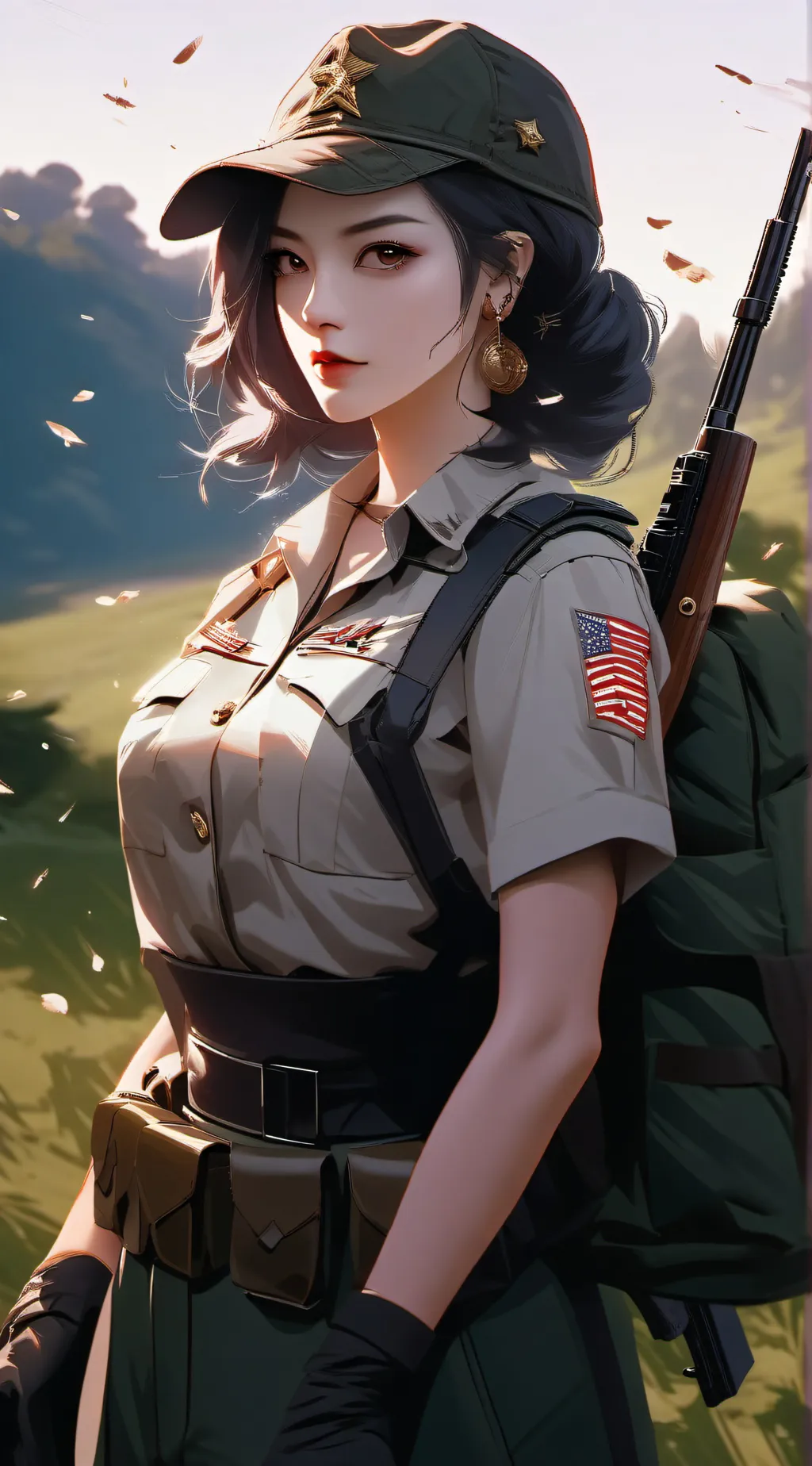 ai character: Luna background