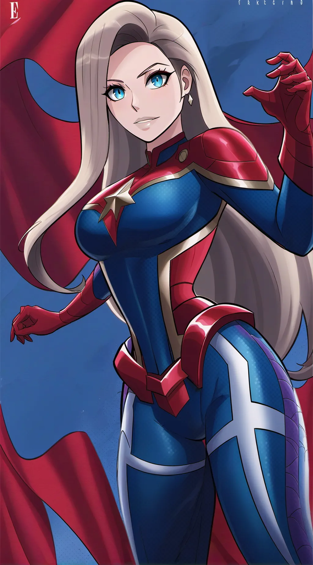 ai character: Avengers poisen background