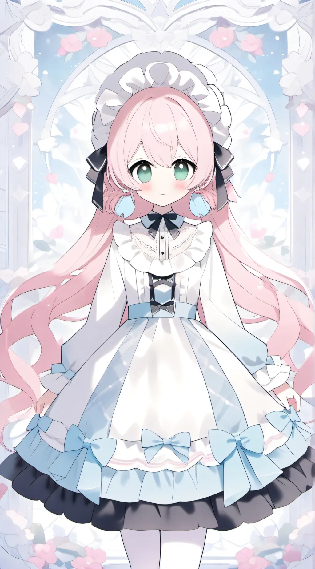 ai character: Snowy background
