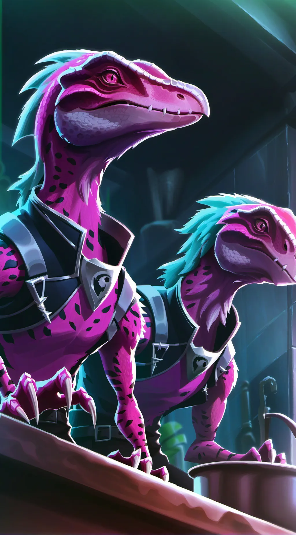 ai character: Jurrasic Park background