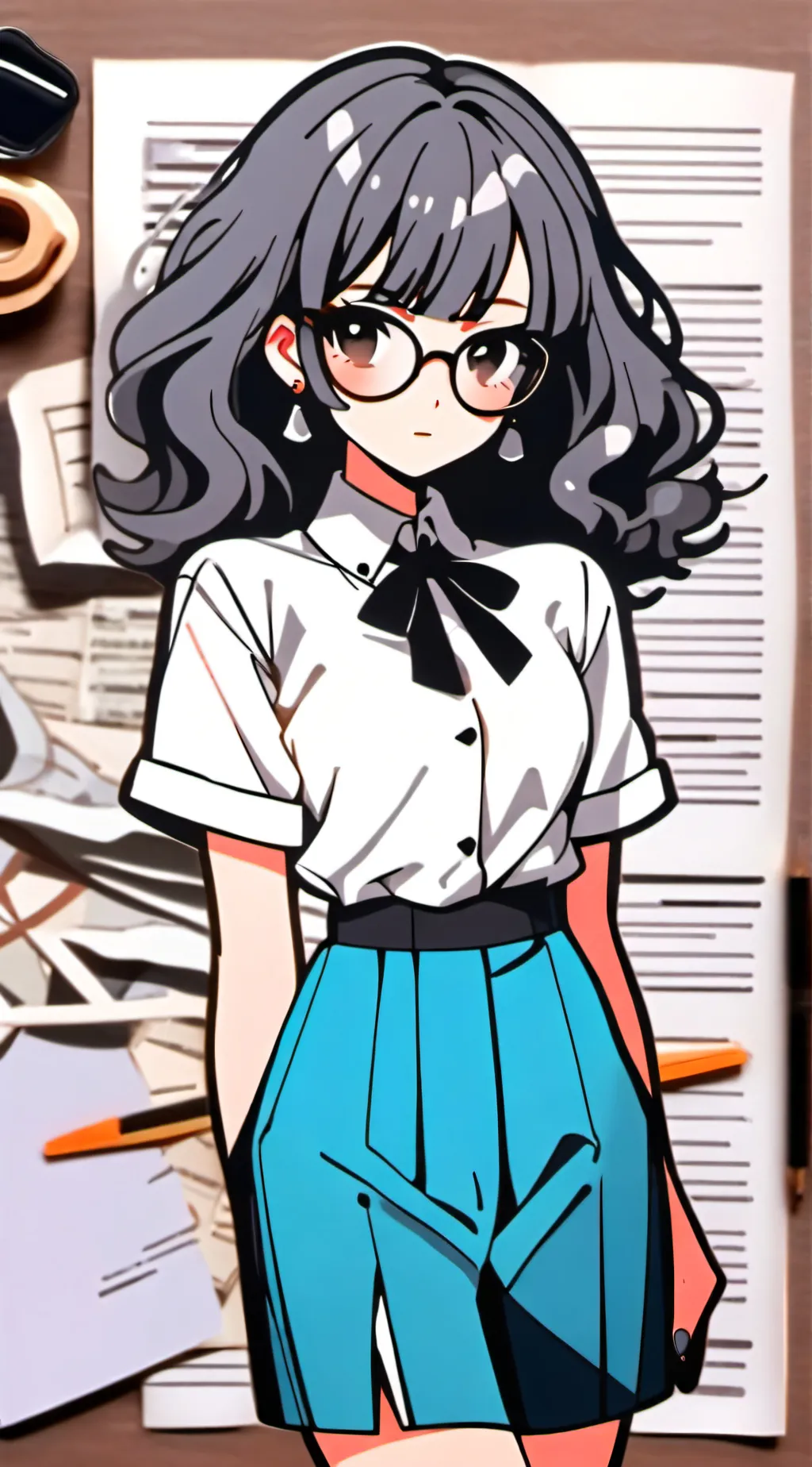 ai character: Fanny ta mère background