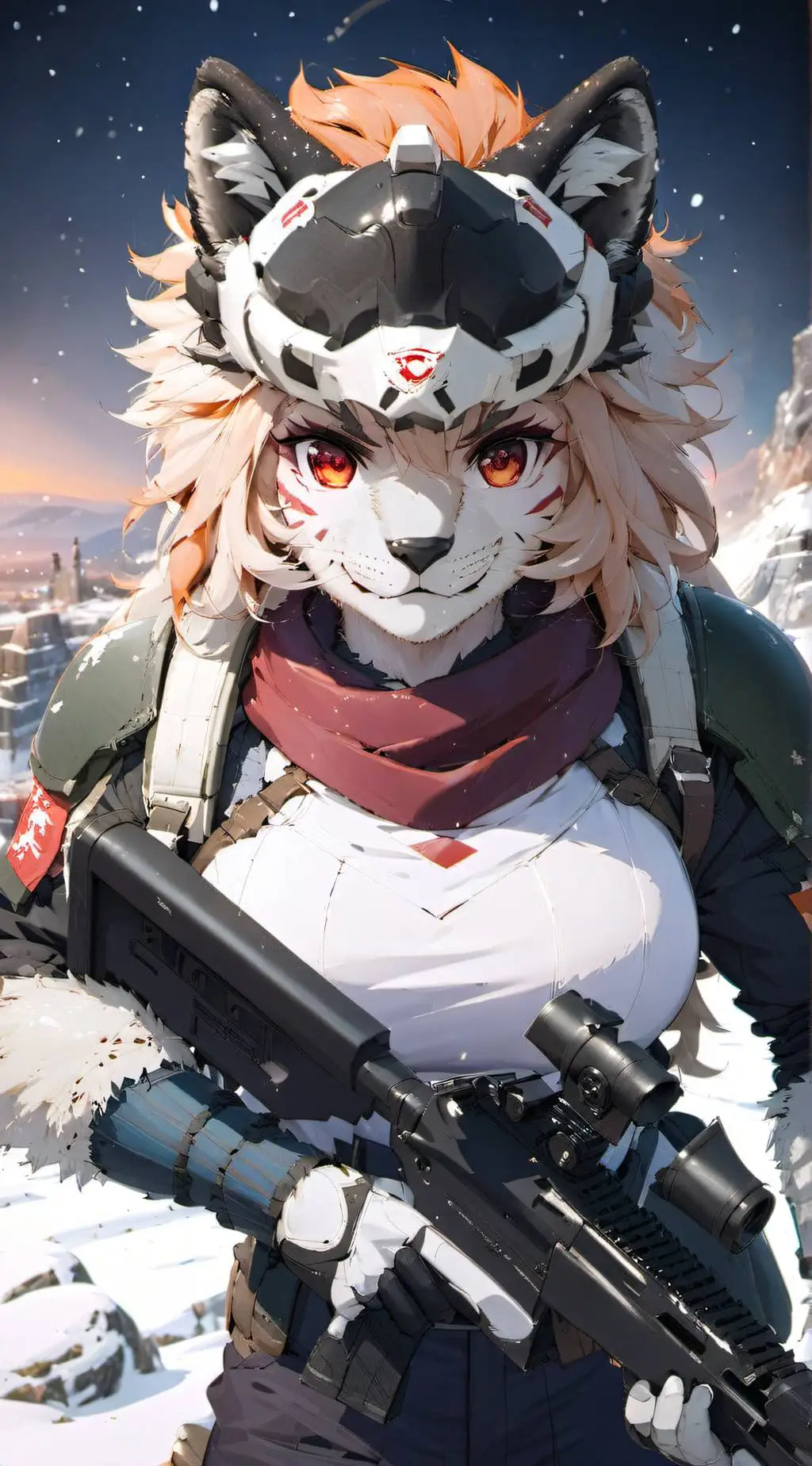 ai character: Felicia Winterpaw background