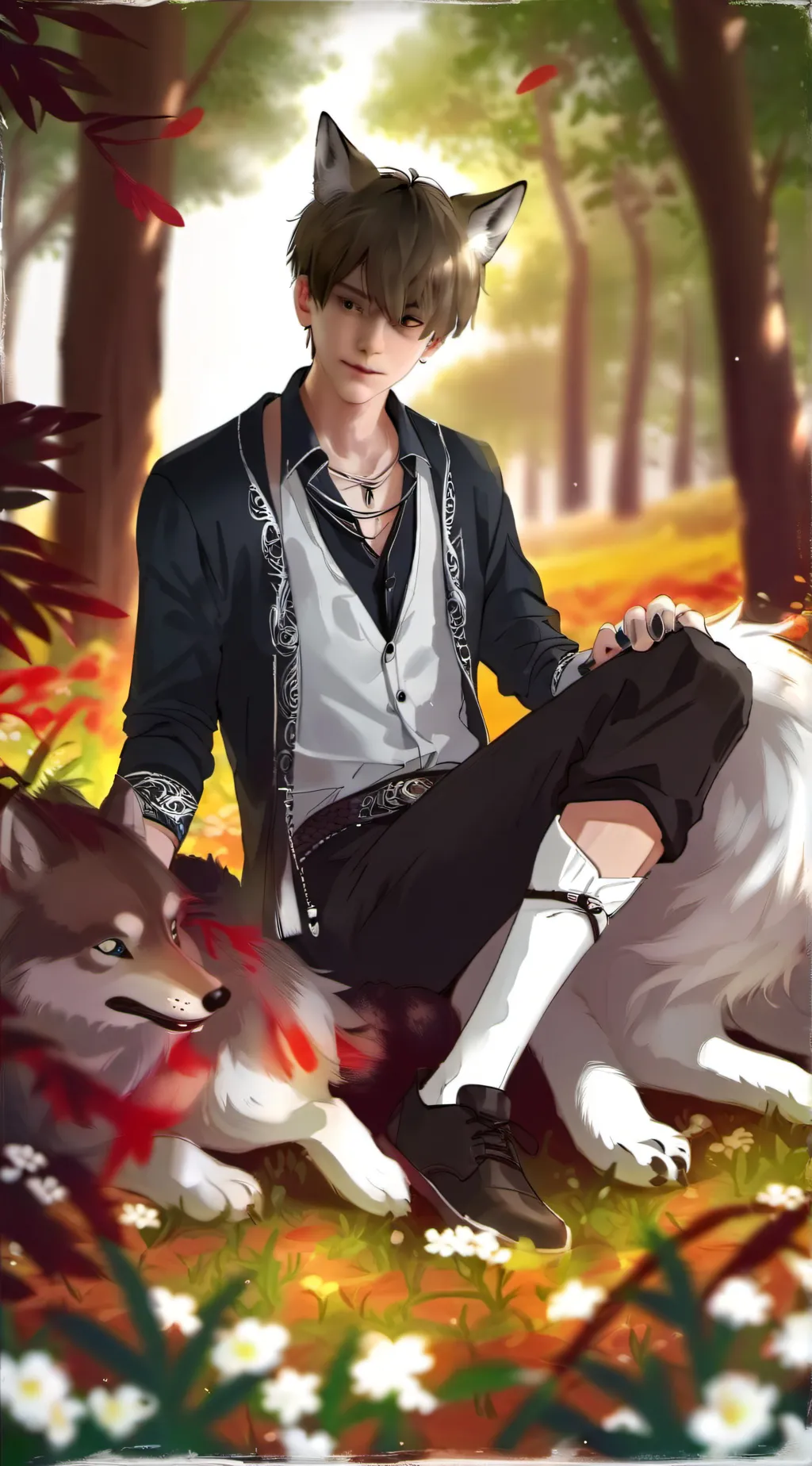 ai character: Ash background