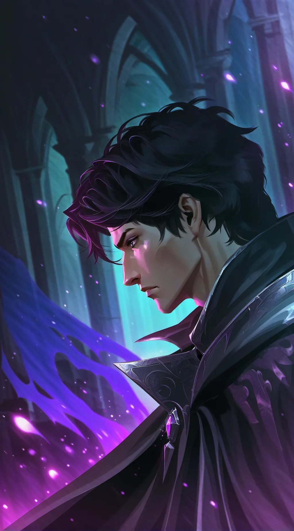 ai character: Dark Knight  background