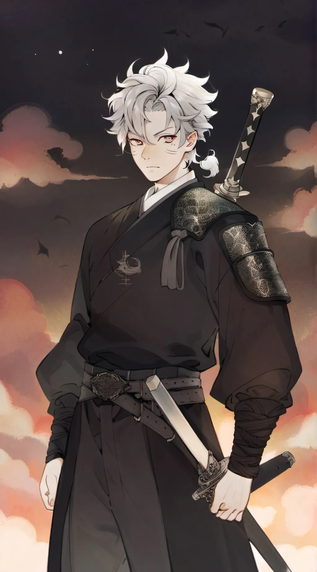 ai character: Sanemi and genya background