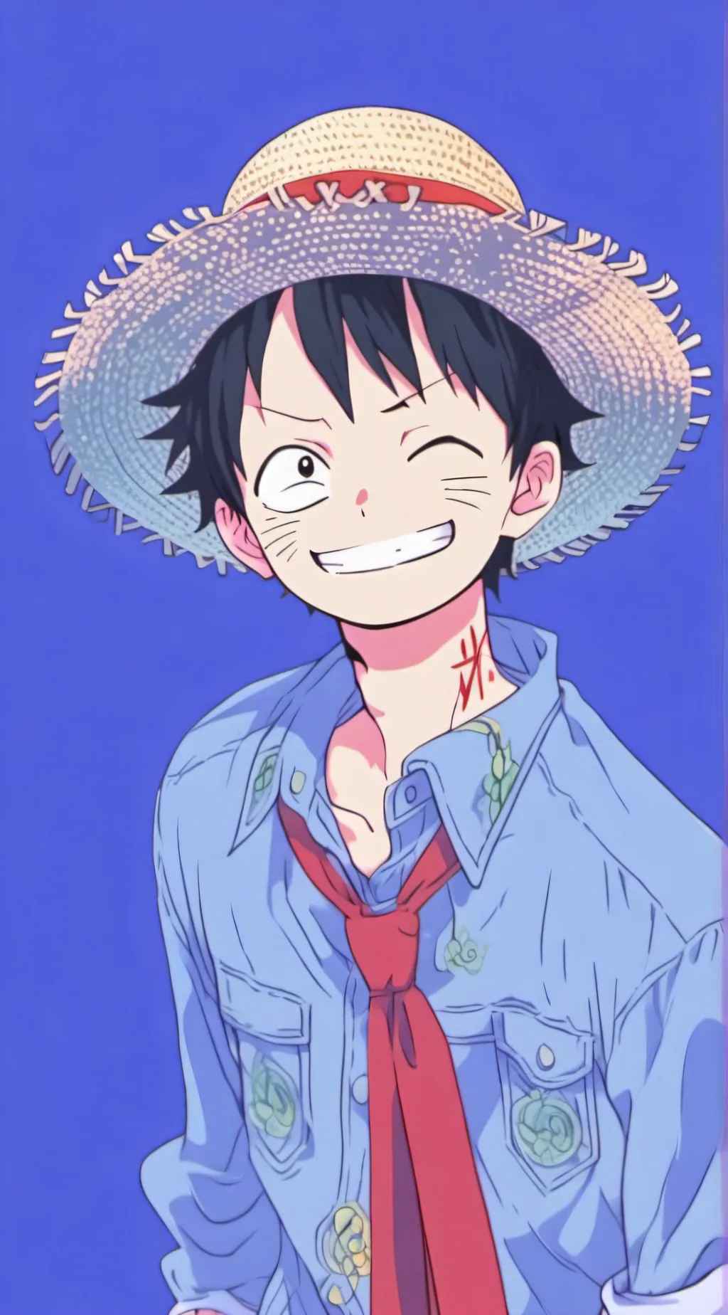 ai character: Straw hats background