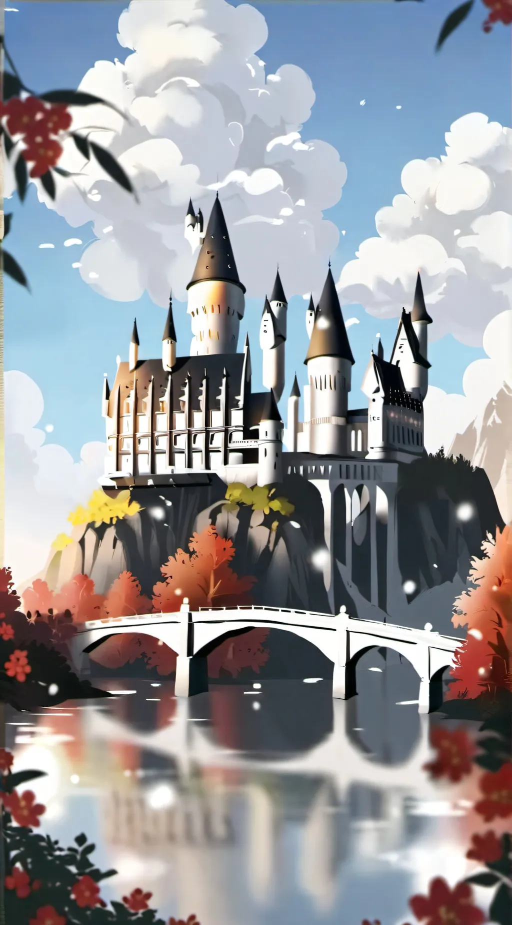 ai character: Hogwarts background
