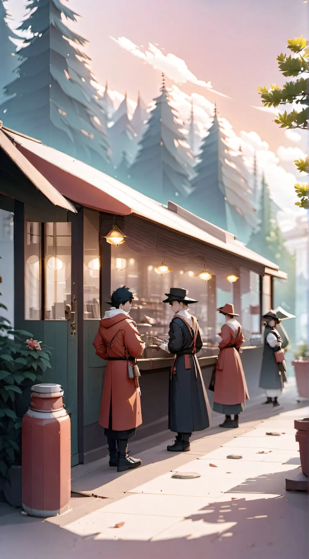 ai character: Shop of Wonders background