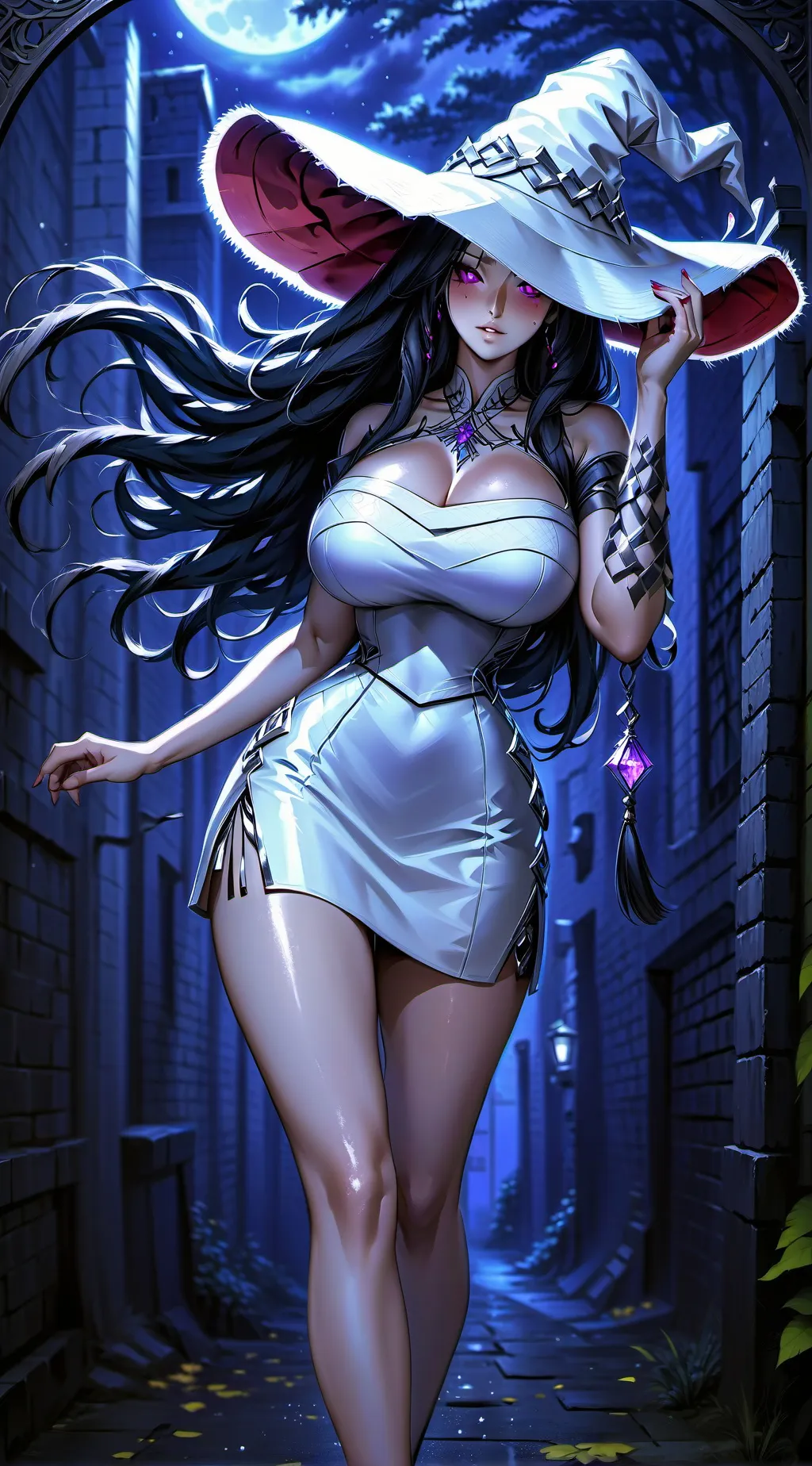 ai character: Hachishaku sama background