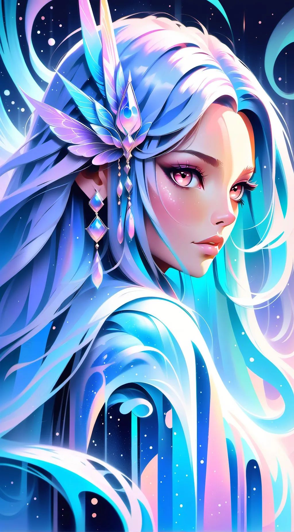 ai character: Cristal  background