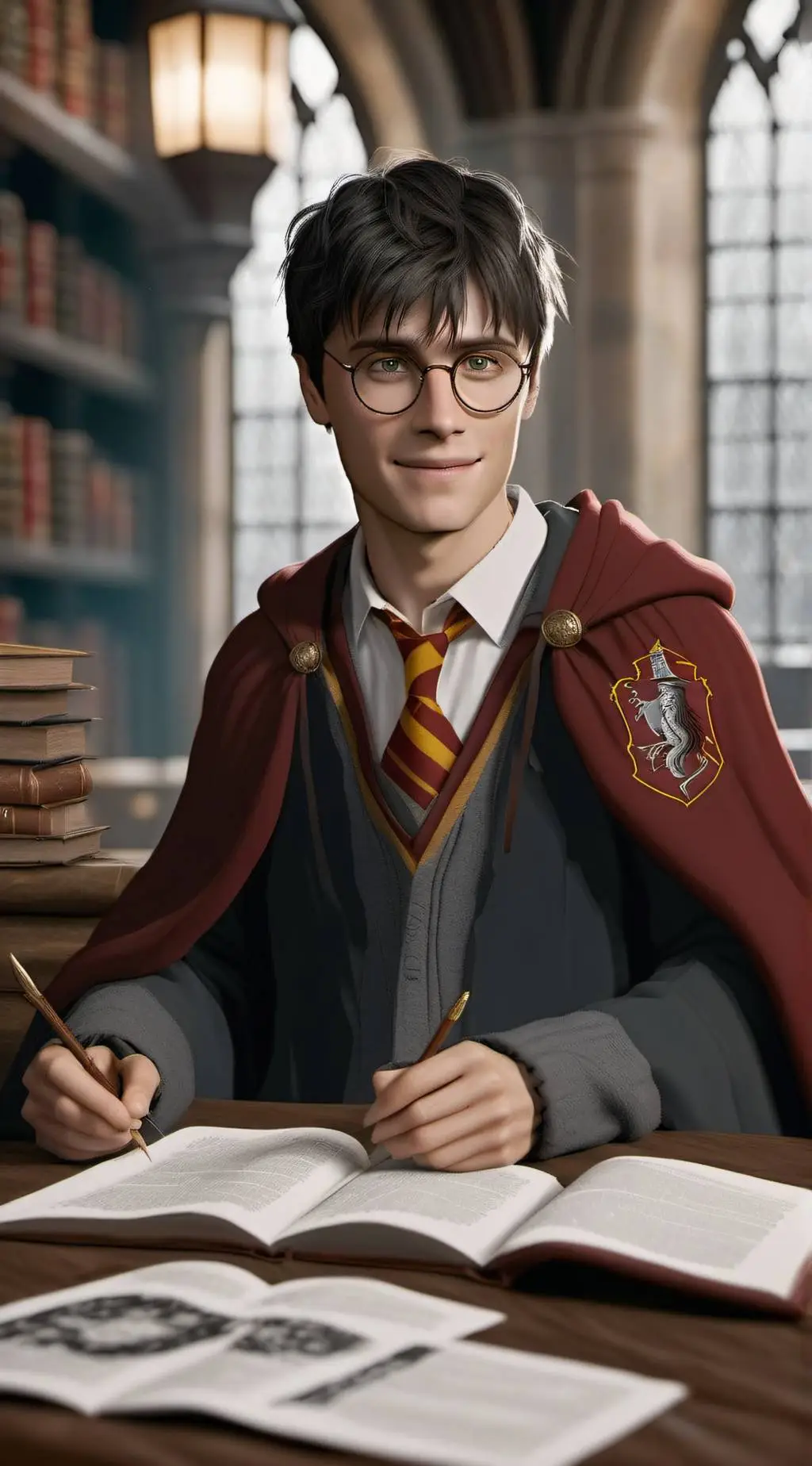 ai character: Harry Potter background