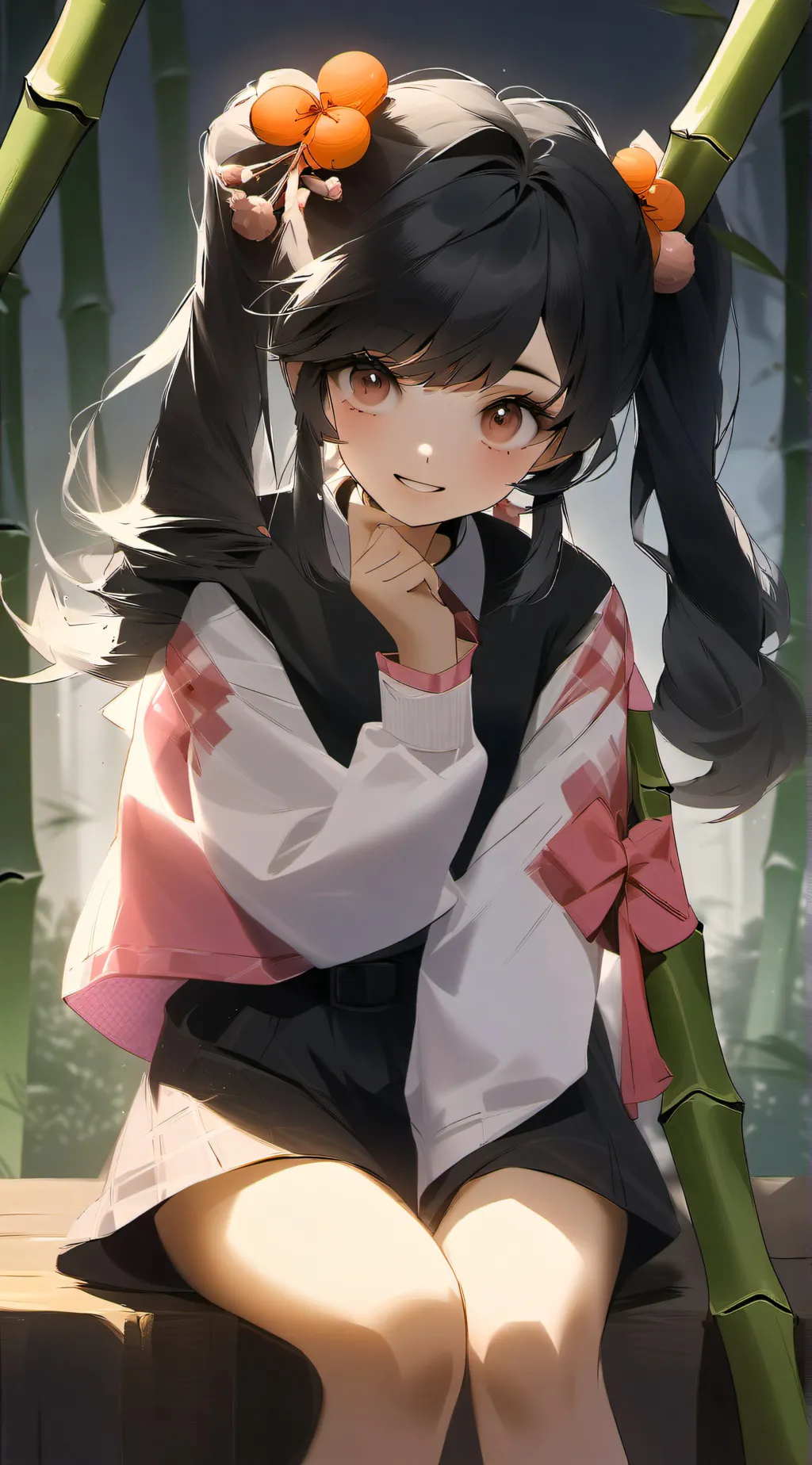 ai character: demon slayer background